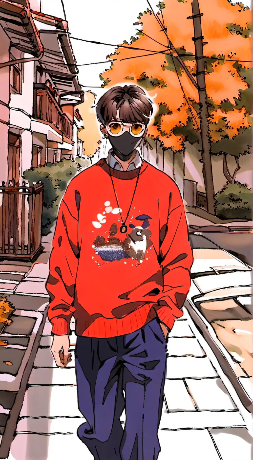 ai character: Frykt background