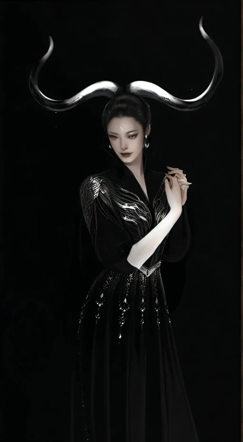 ai character: bad girl background