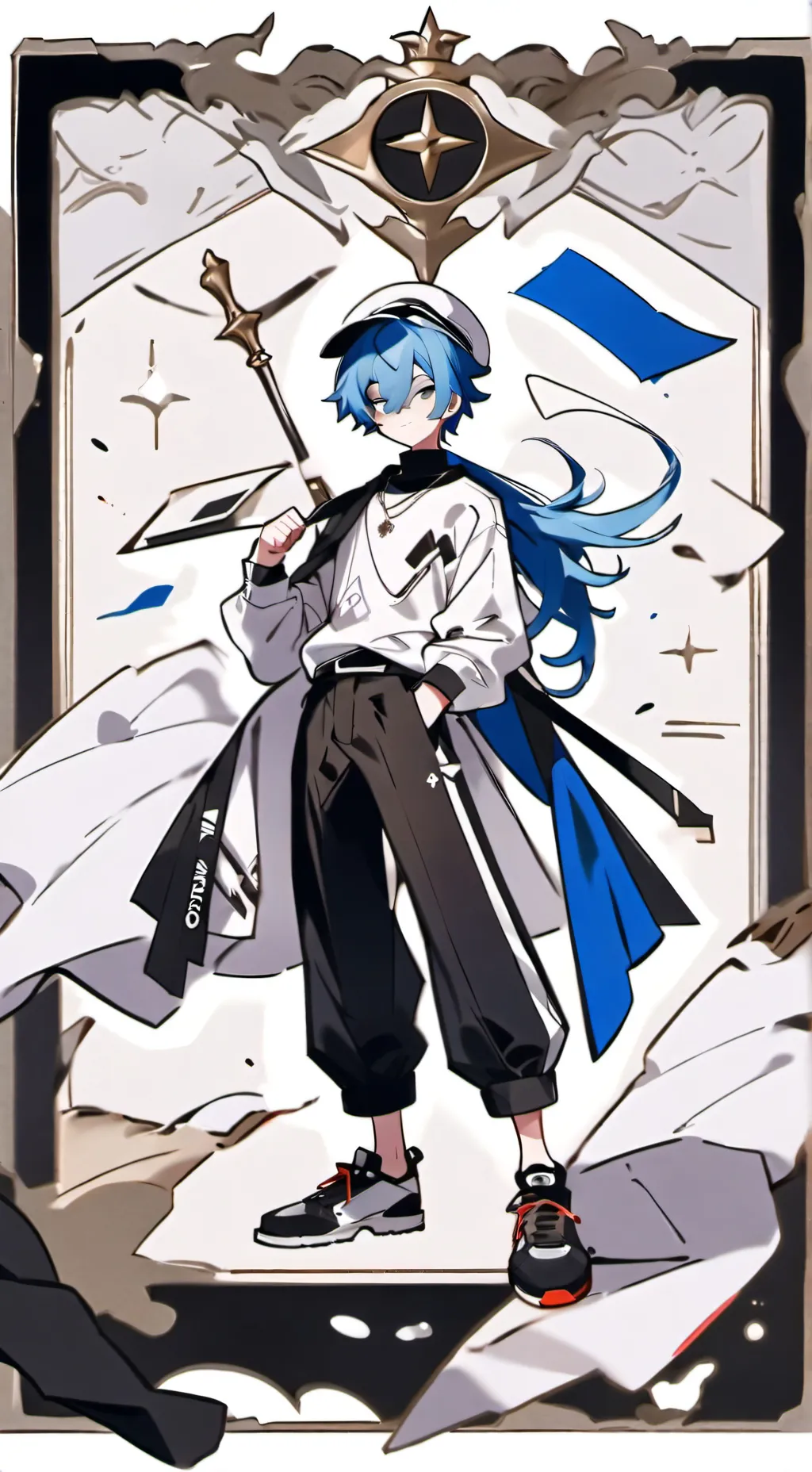 ai character: Fluxxwave background