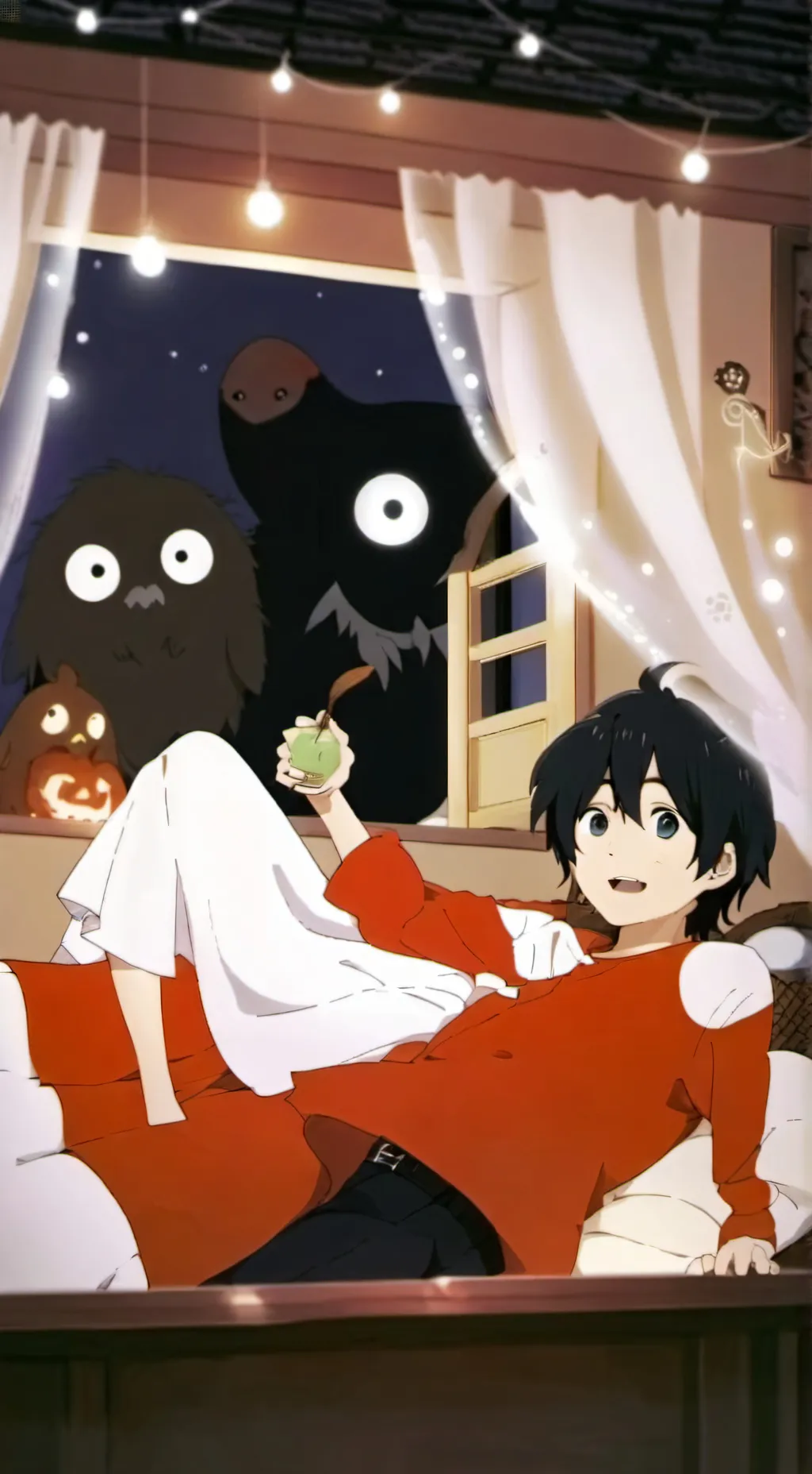 ai character: Монстр background