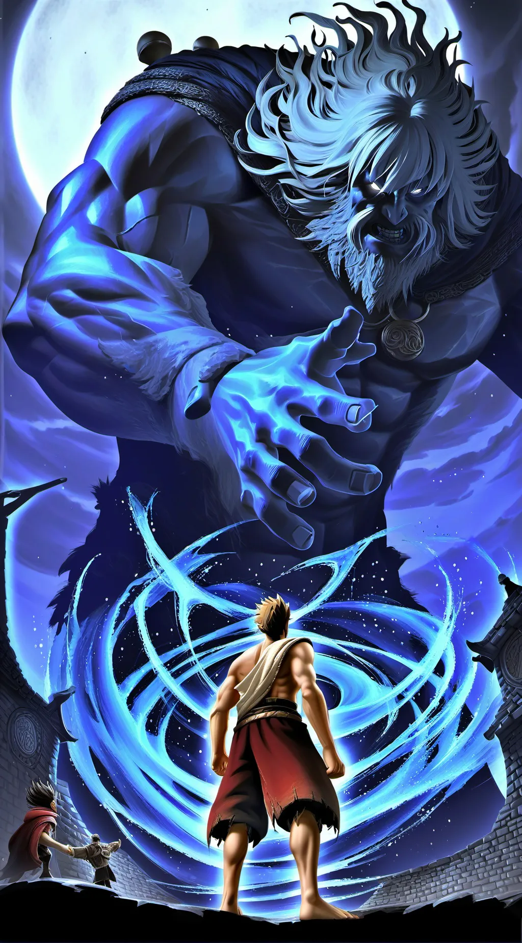 ai character: titan spikerman🫵💐🥺 background