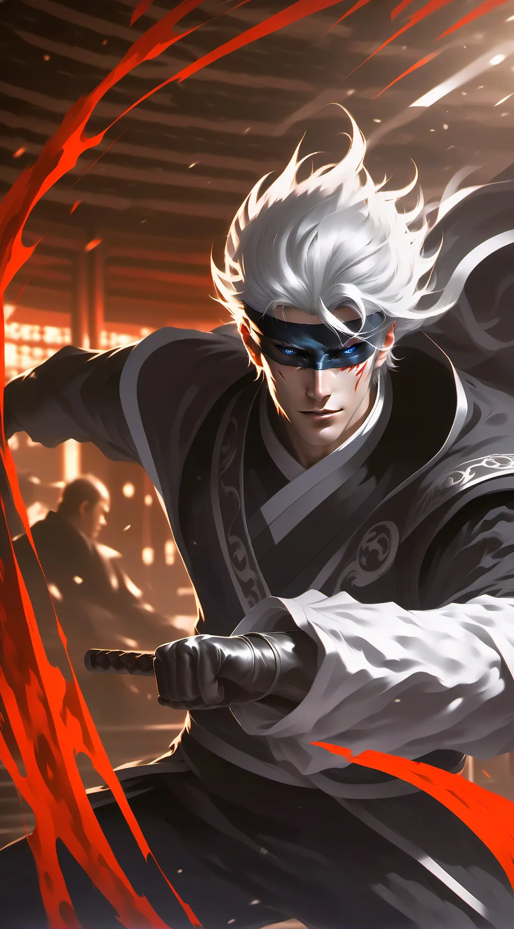 ai character: Satoru Gojo background