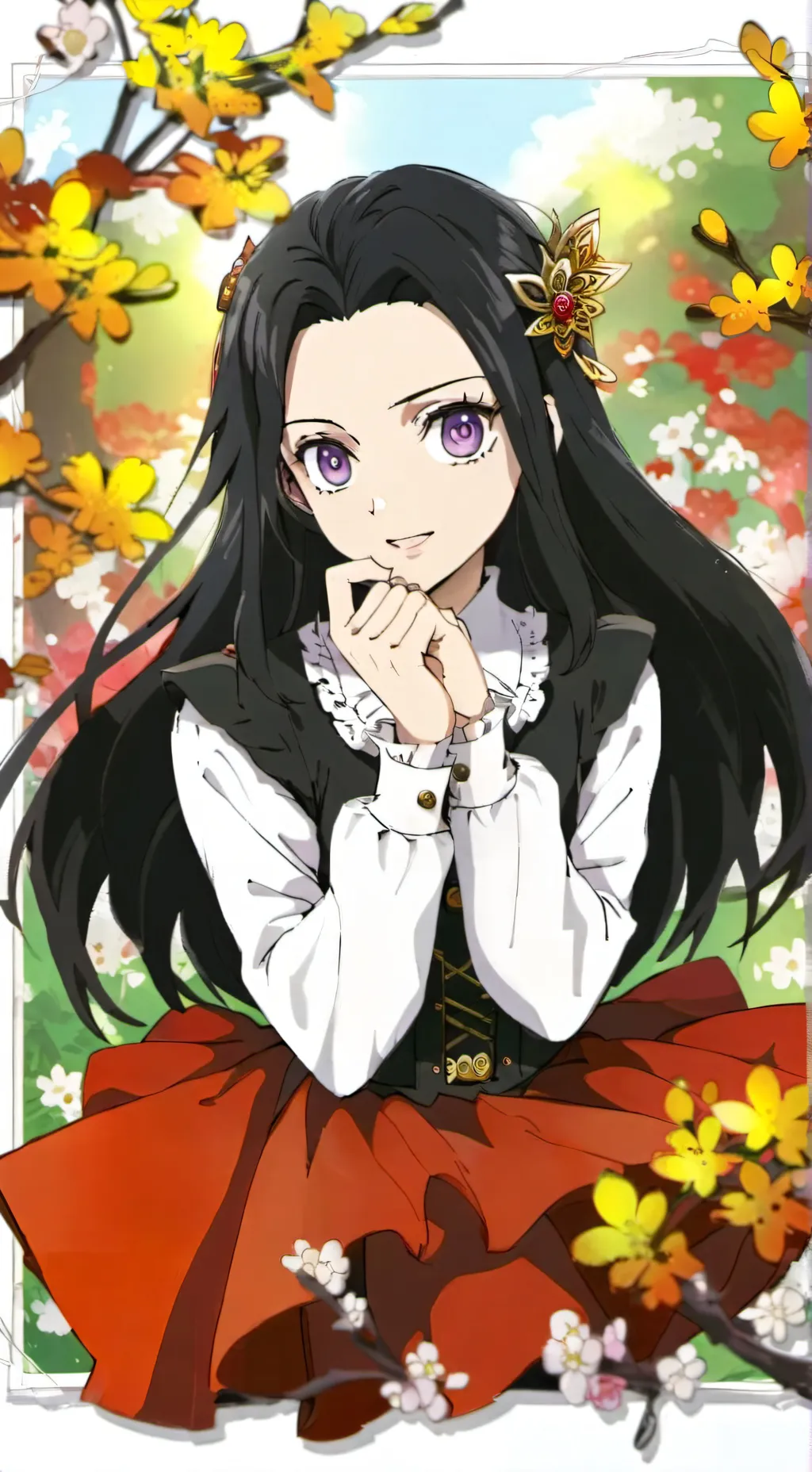 ai character: demon slayer background