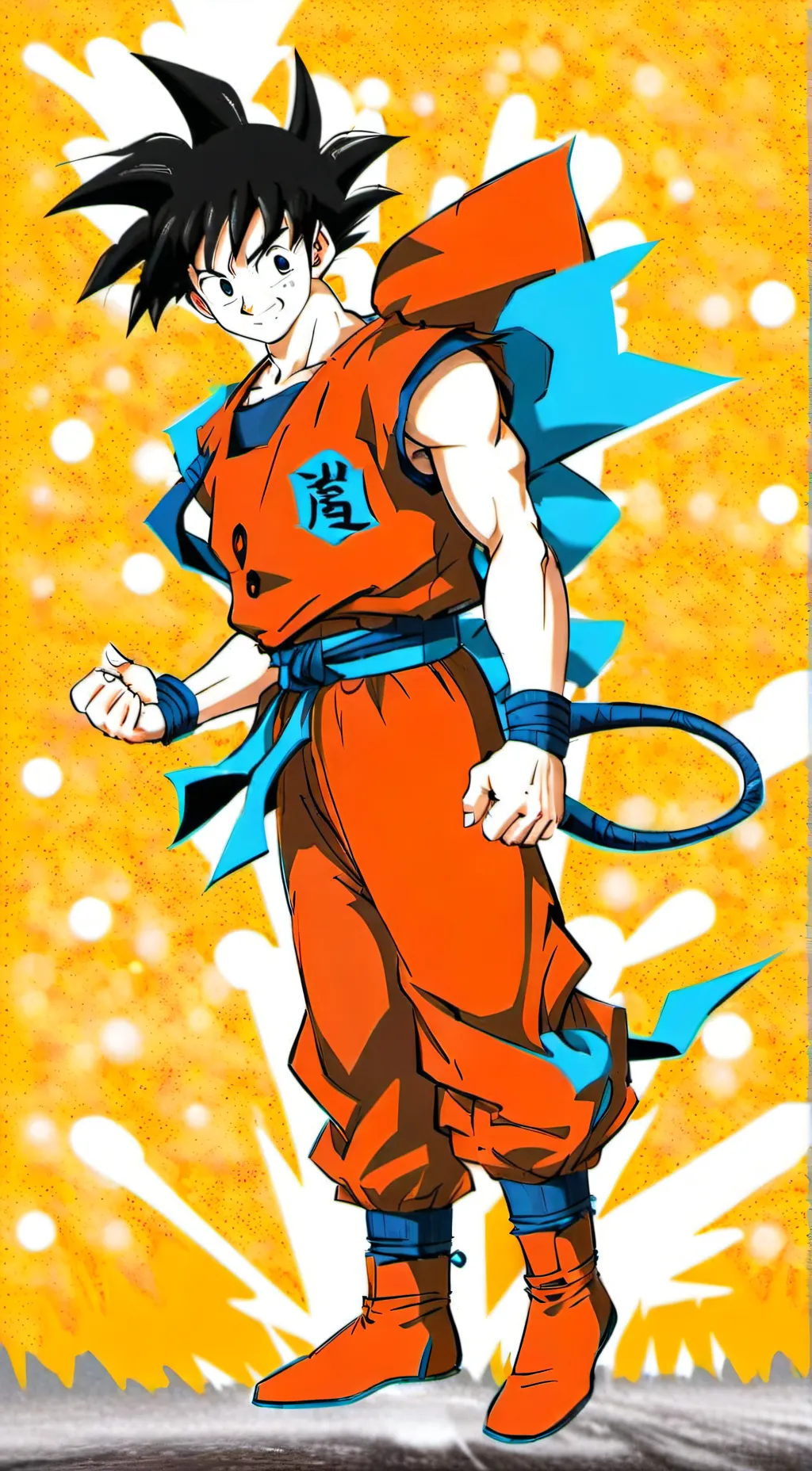 ai character: goku background