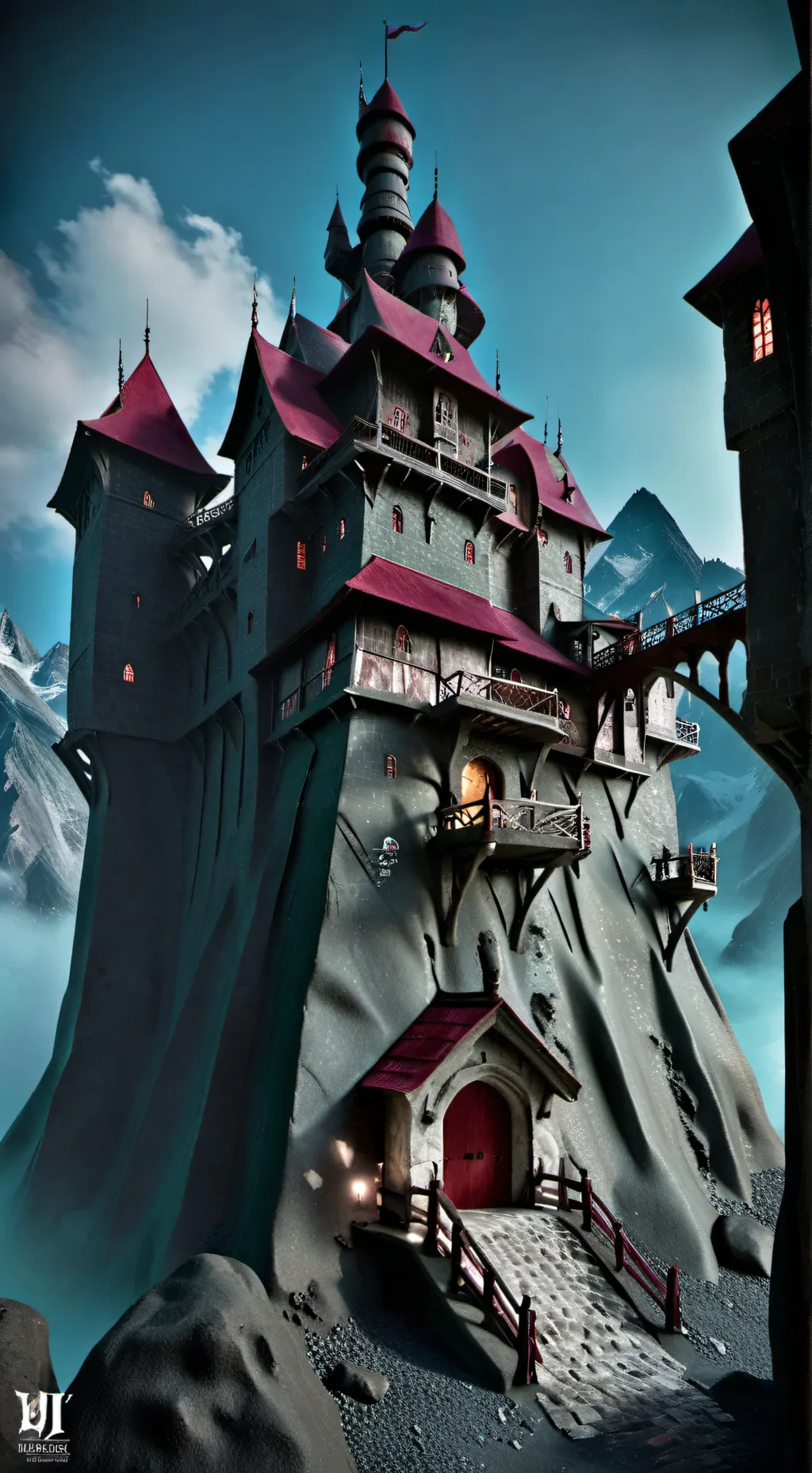 ai character: Hogwarts insane background