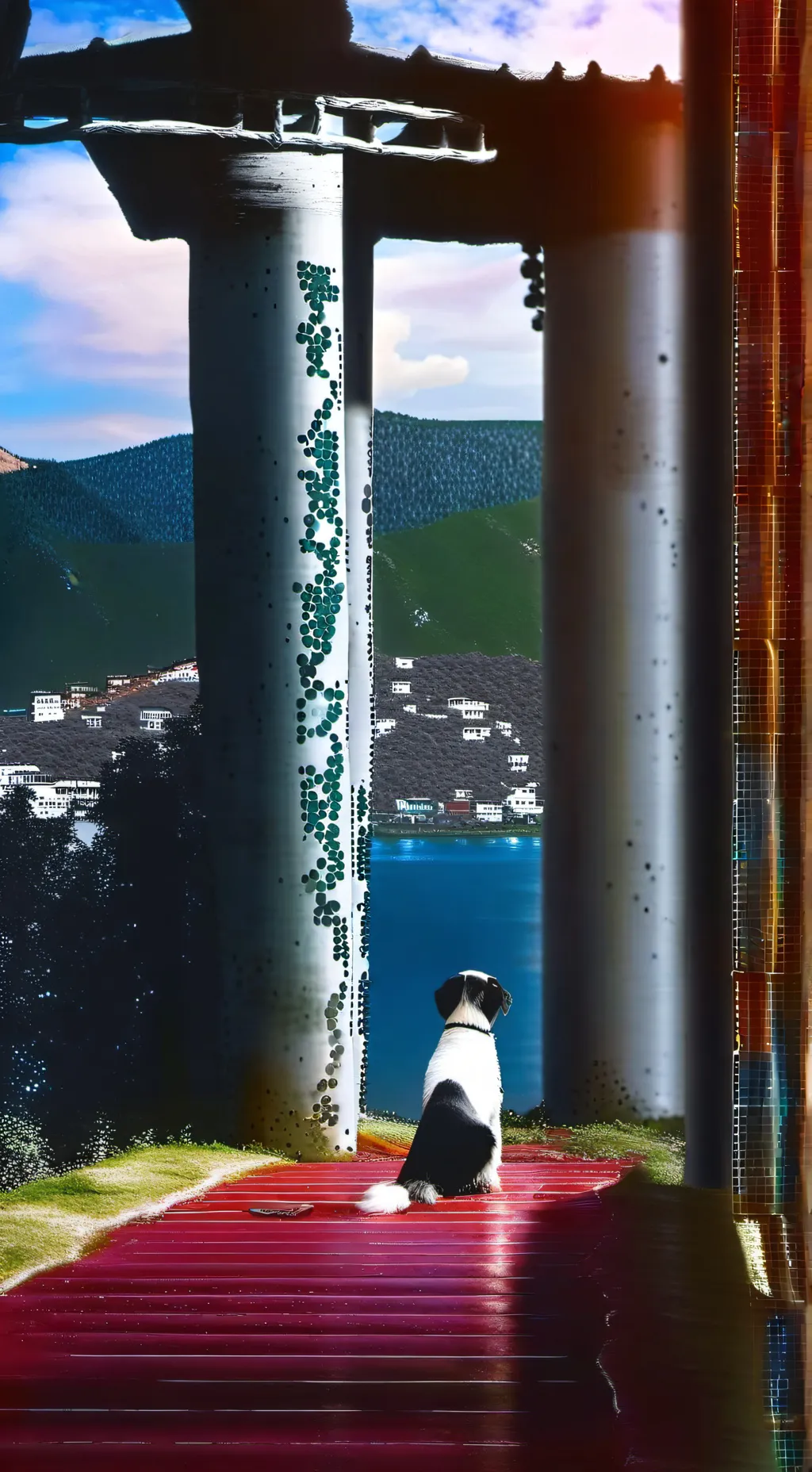 ai character: Dog army[DW] background