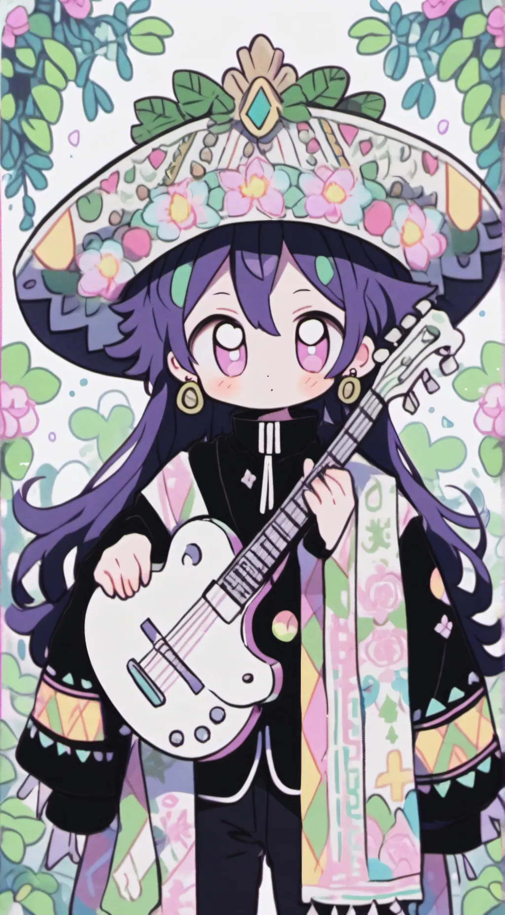 ai character: Juanita mexicana background