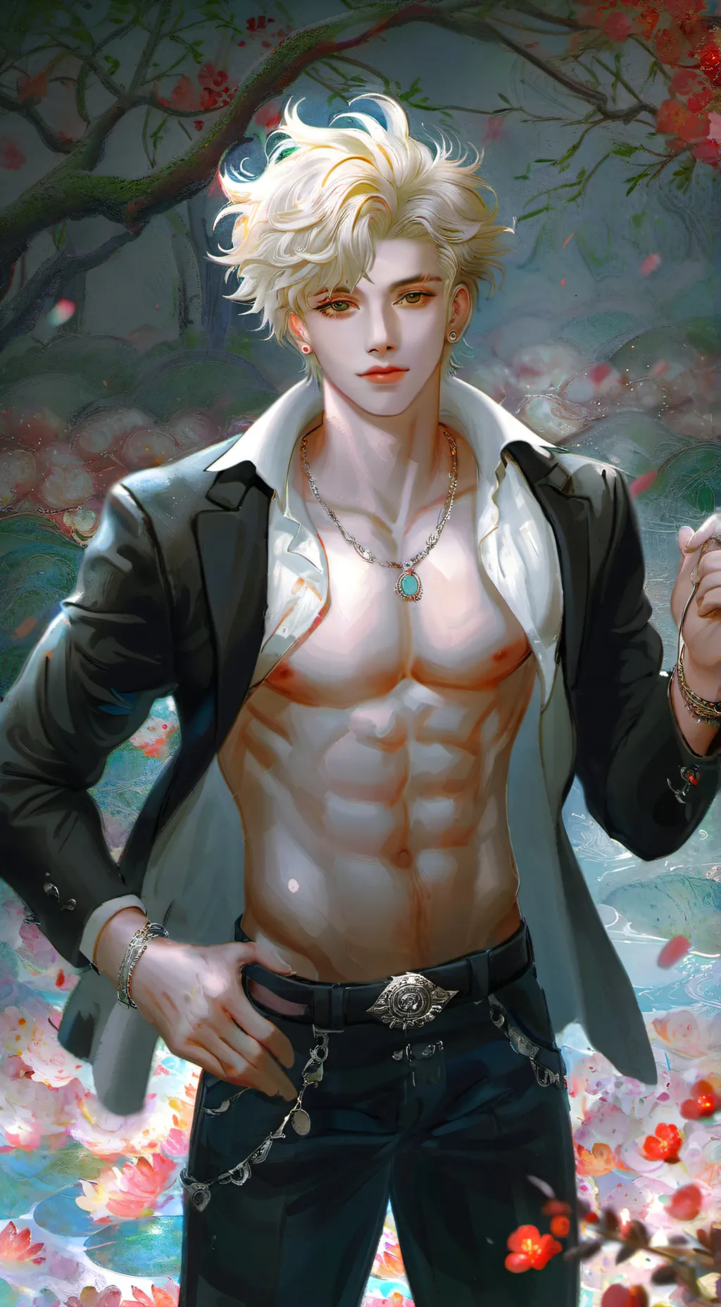 ai character: Leo~ background