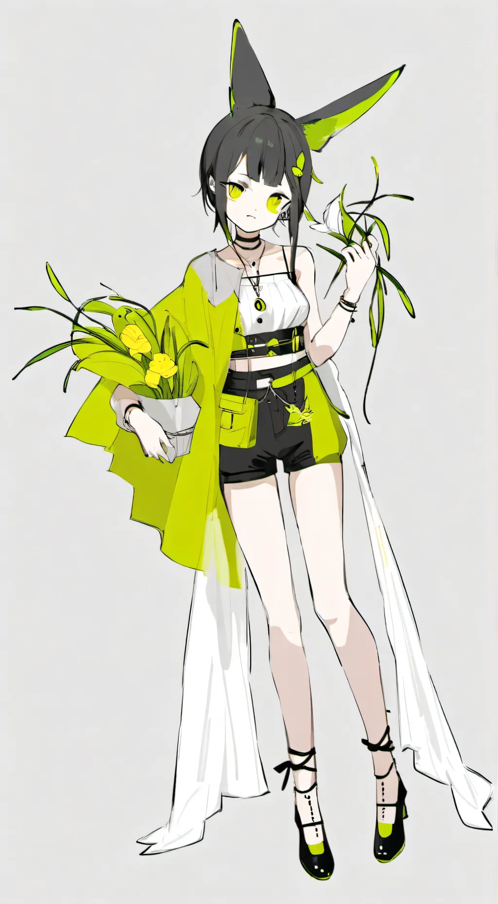 ai character: {+} vee {+} background