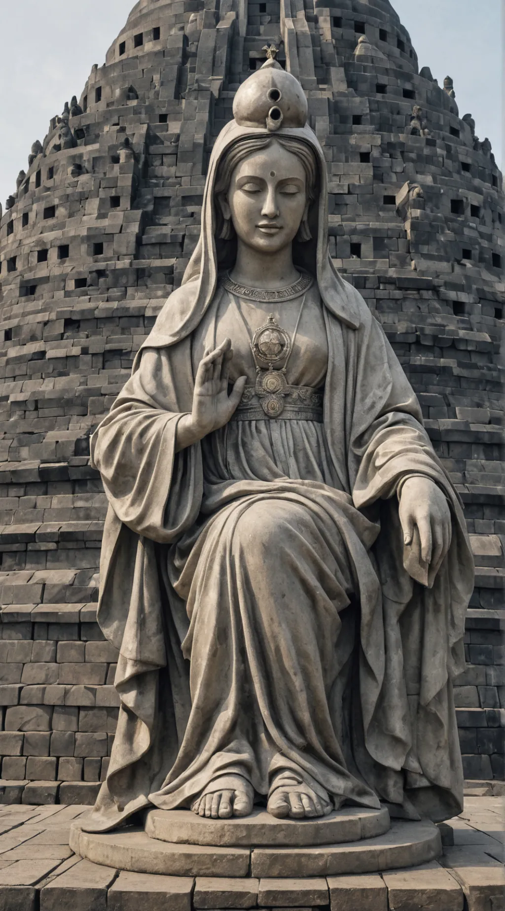 ai character: Nature Goddess background