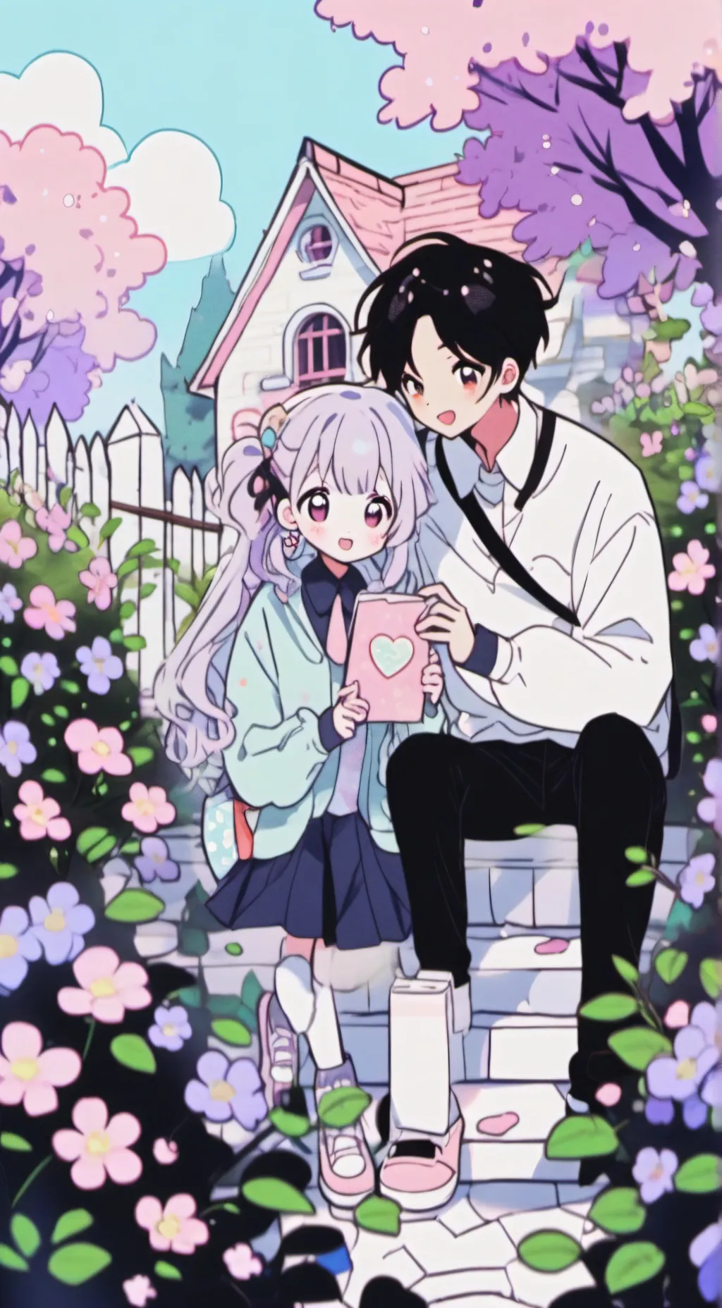 ai character: at olivers house background