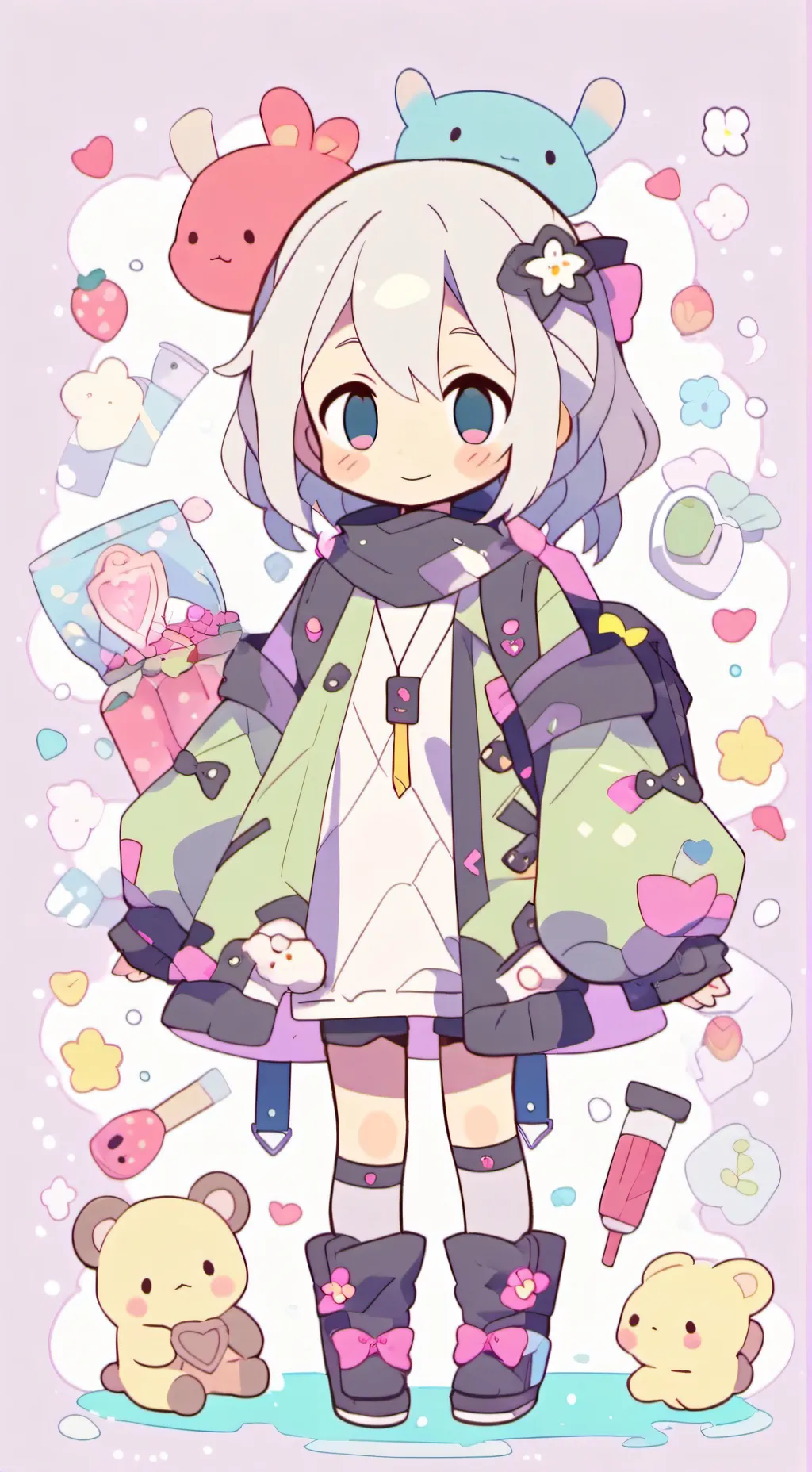 ai character: Playtime background