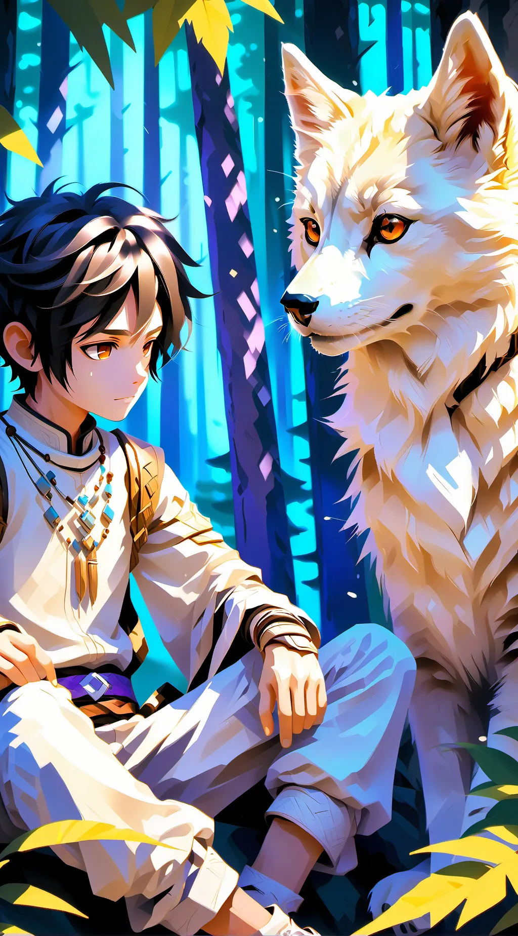 ai character: Shade's Future background