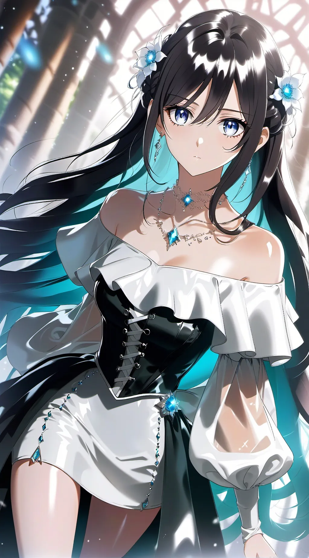 ai character: Melody background