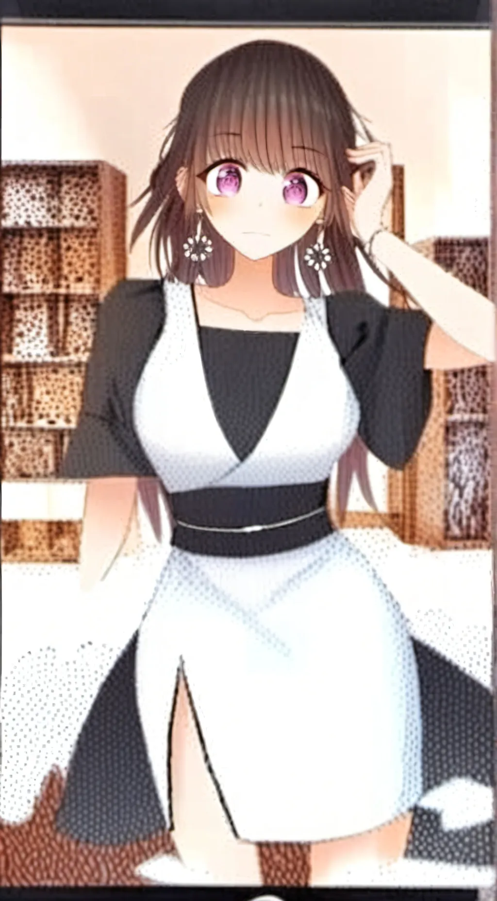 ai character: Aurora background