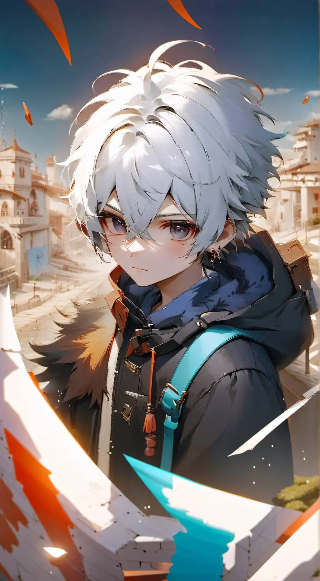 ai character: tu amigo Adriel background