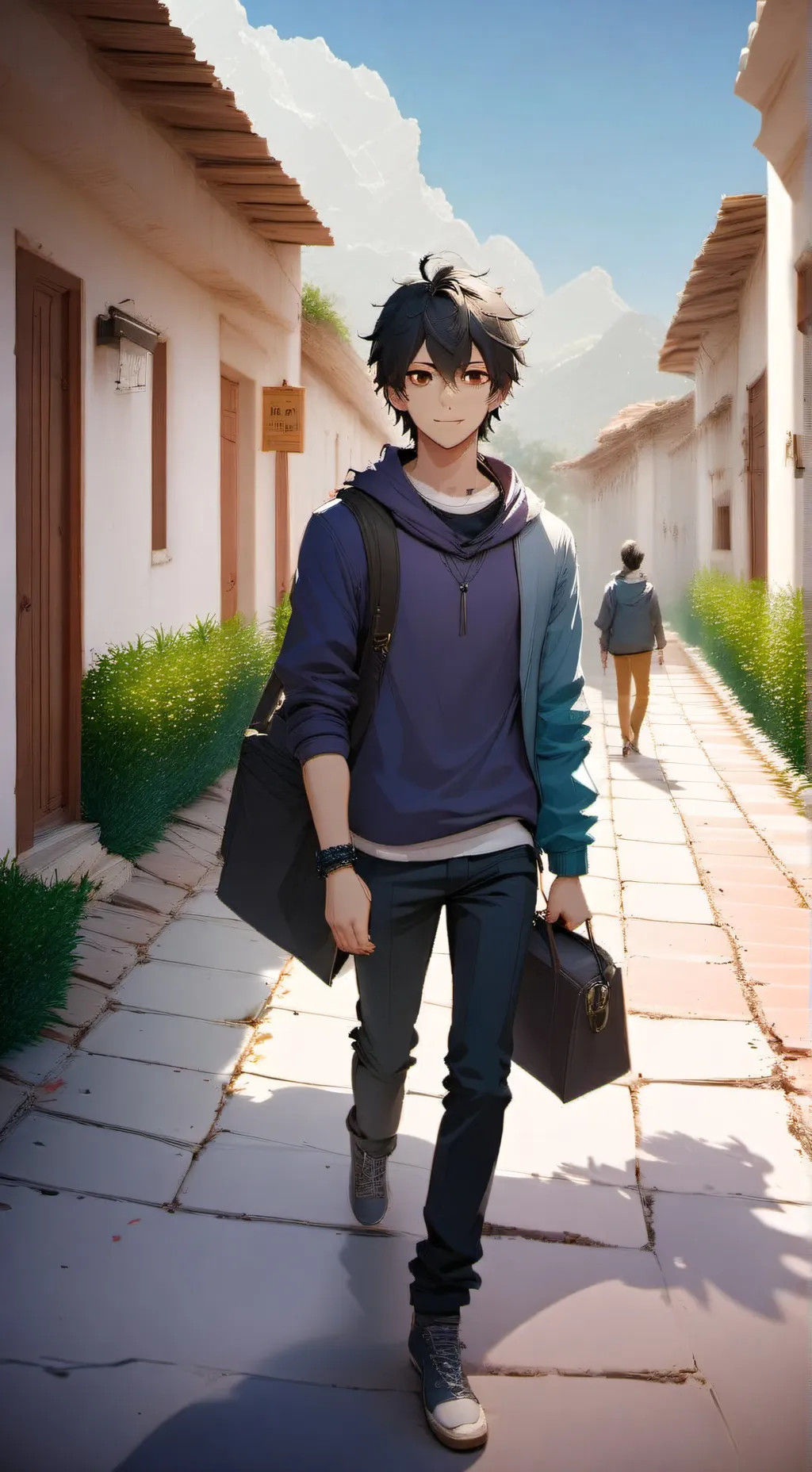 ai character: alex background