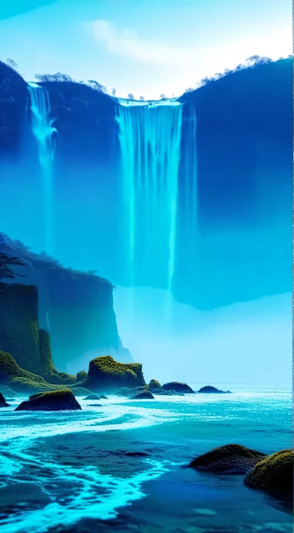 ai character: Ocean Sans background