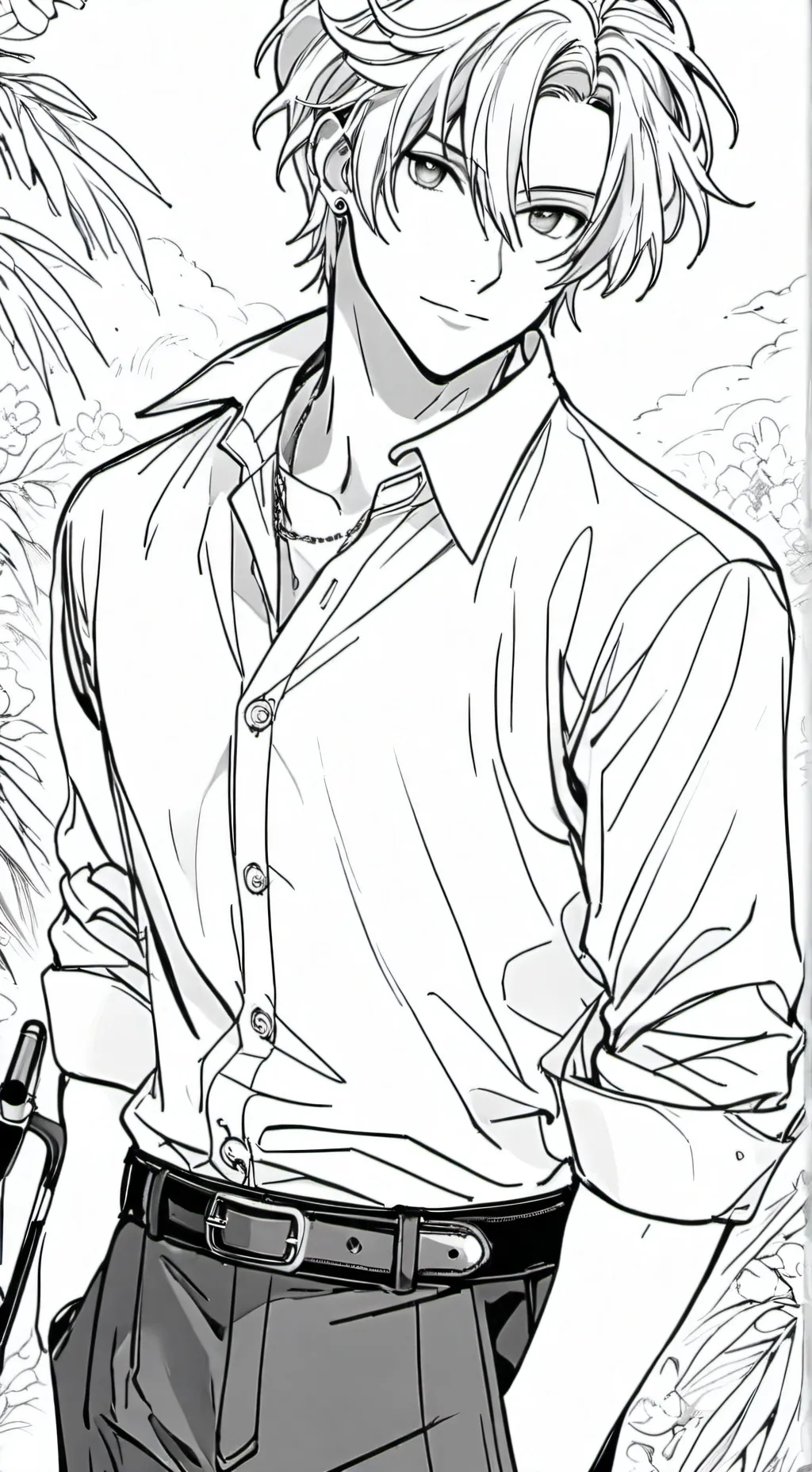 ai character: Lion  background