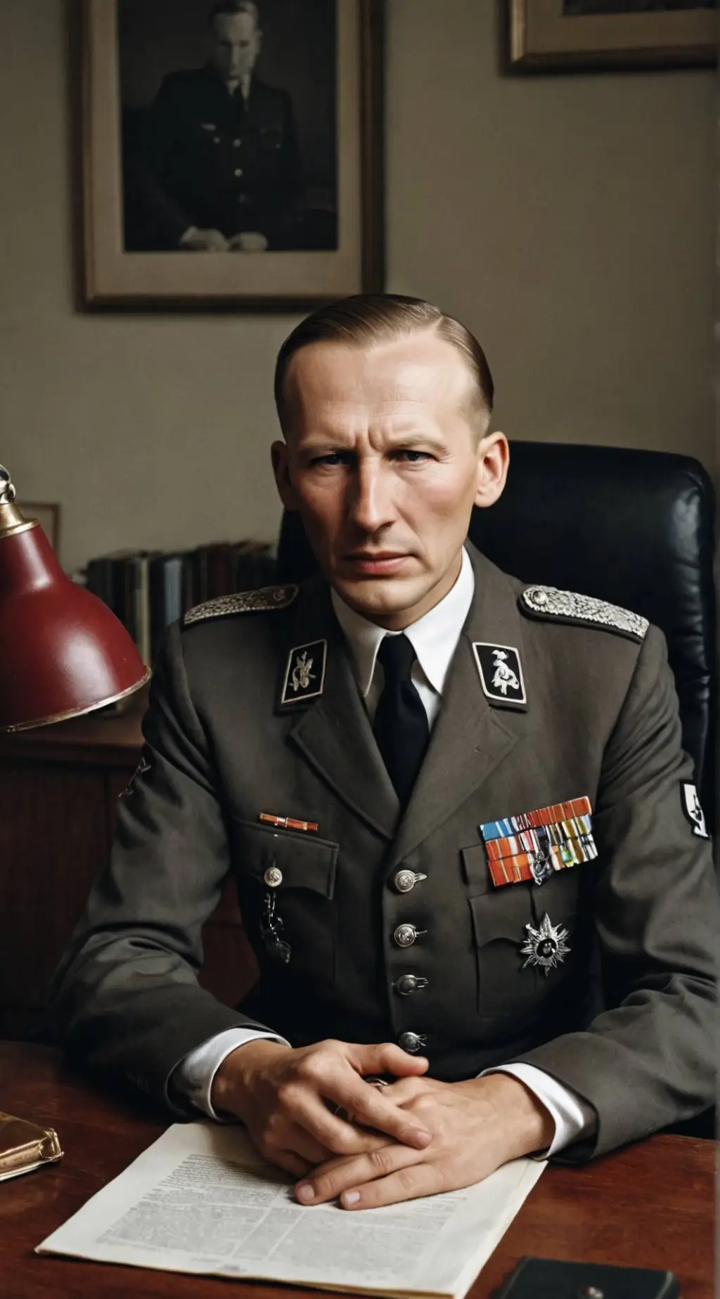 ai character: Heydrich.  background
