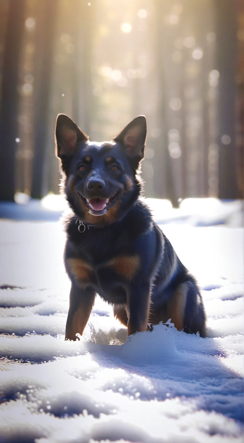 ai character: Bentley  background