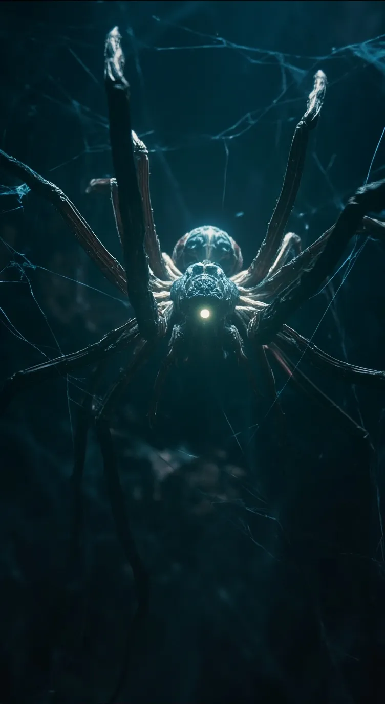 ai character: giant spider 4 background