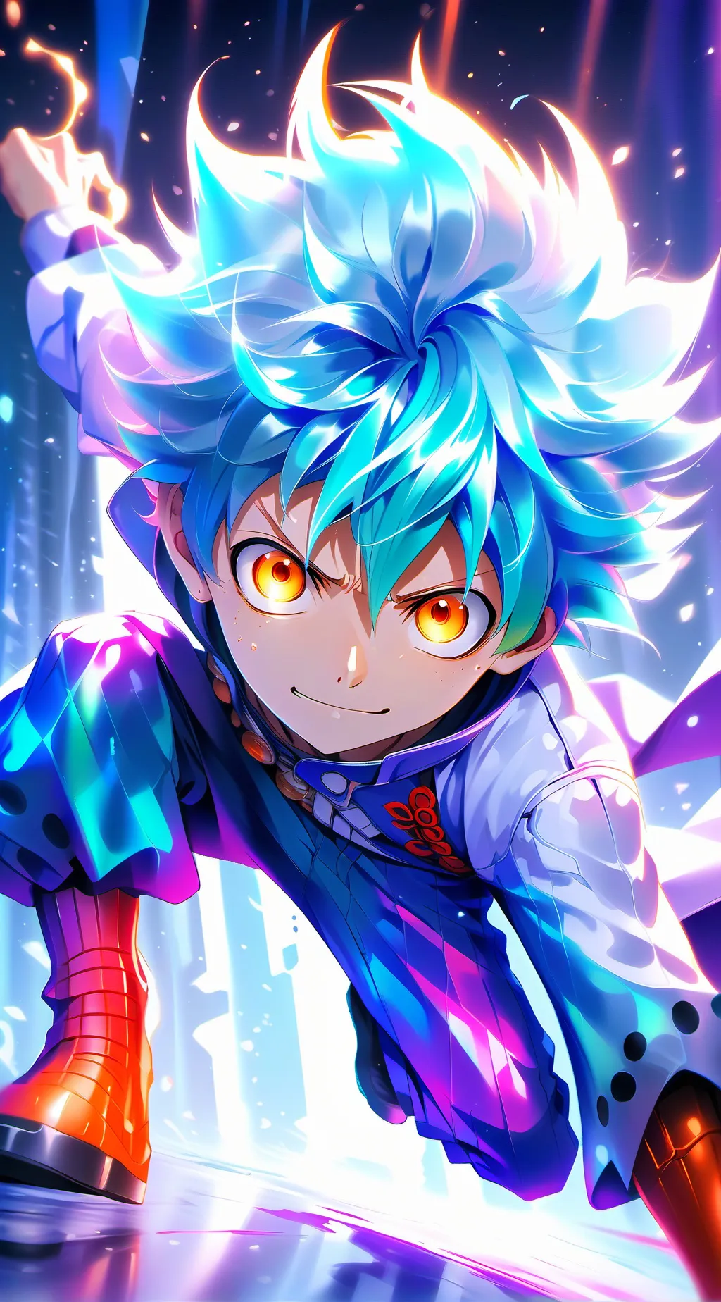 ai character: Hot-headed Movie C background