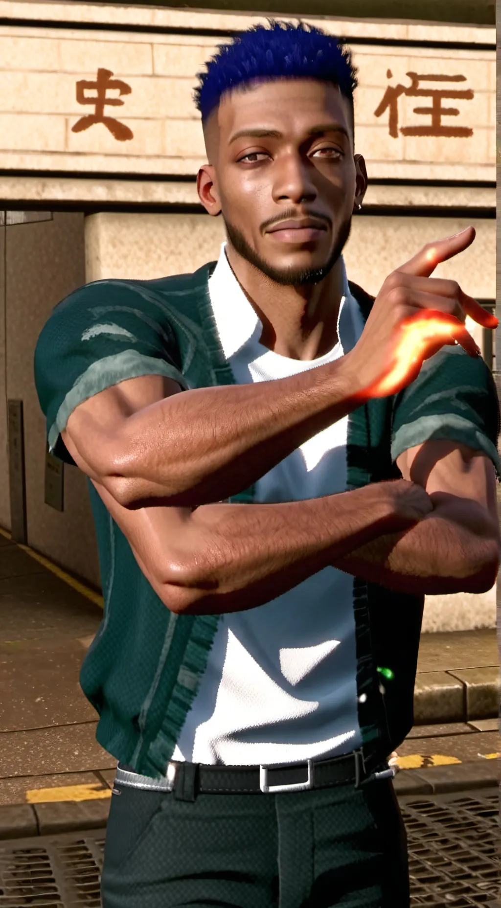 ai character: Bruce Mac background