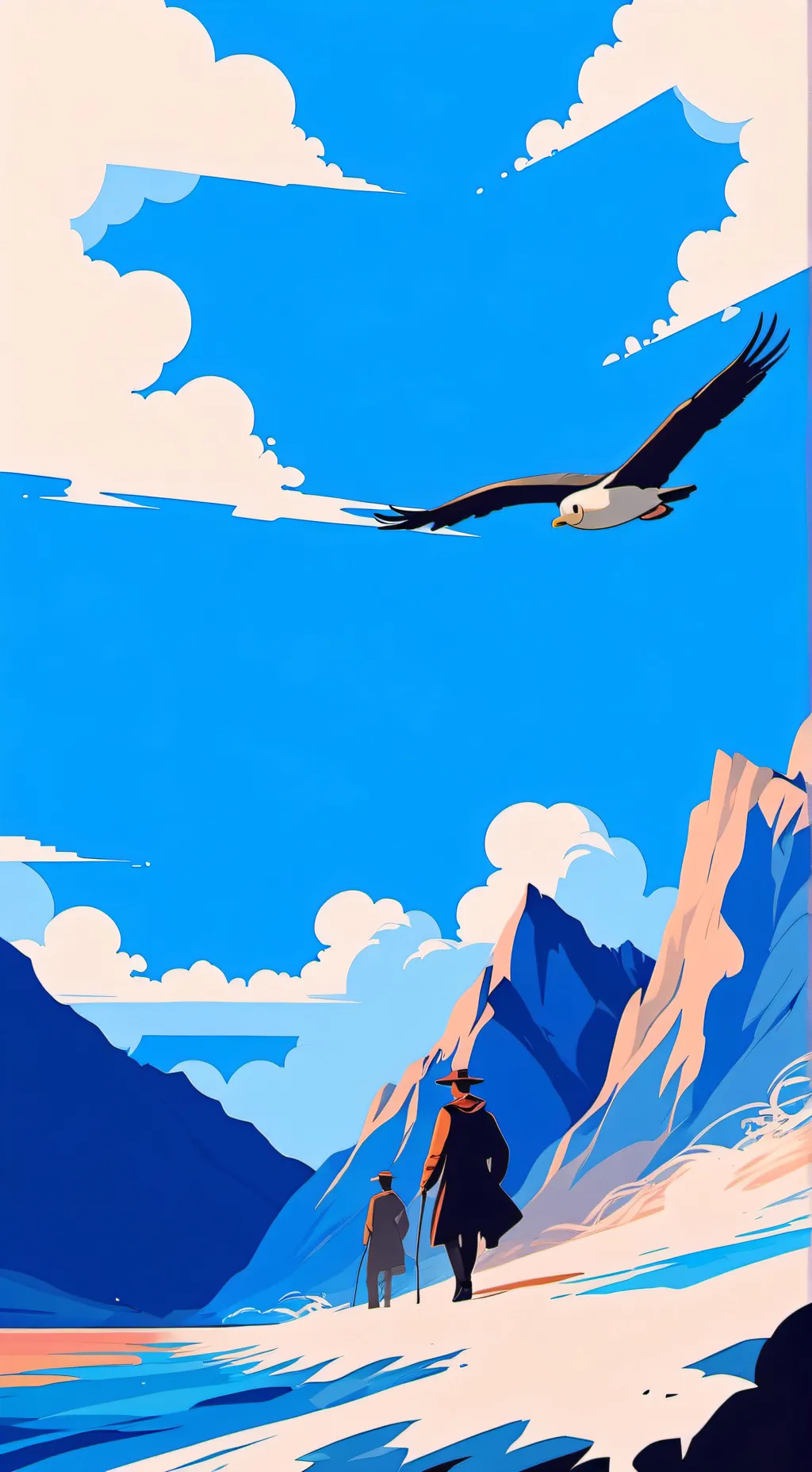 ai character: Black  background