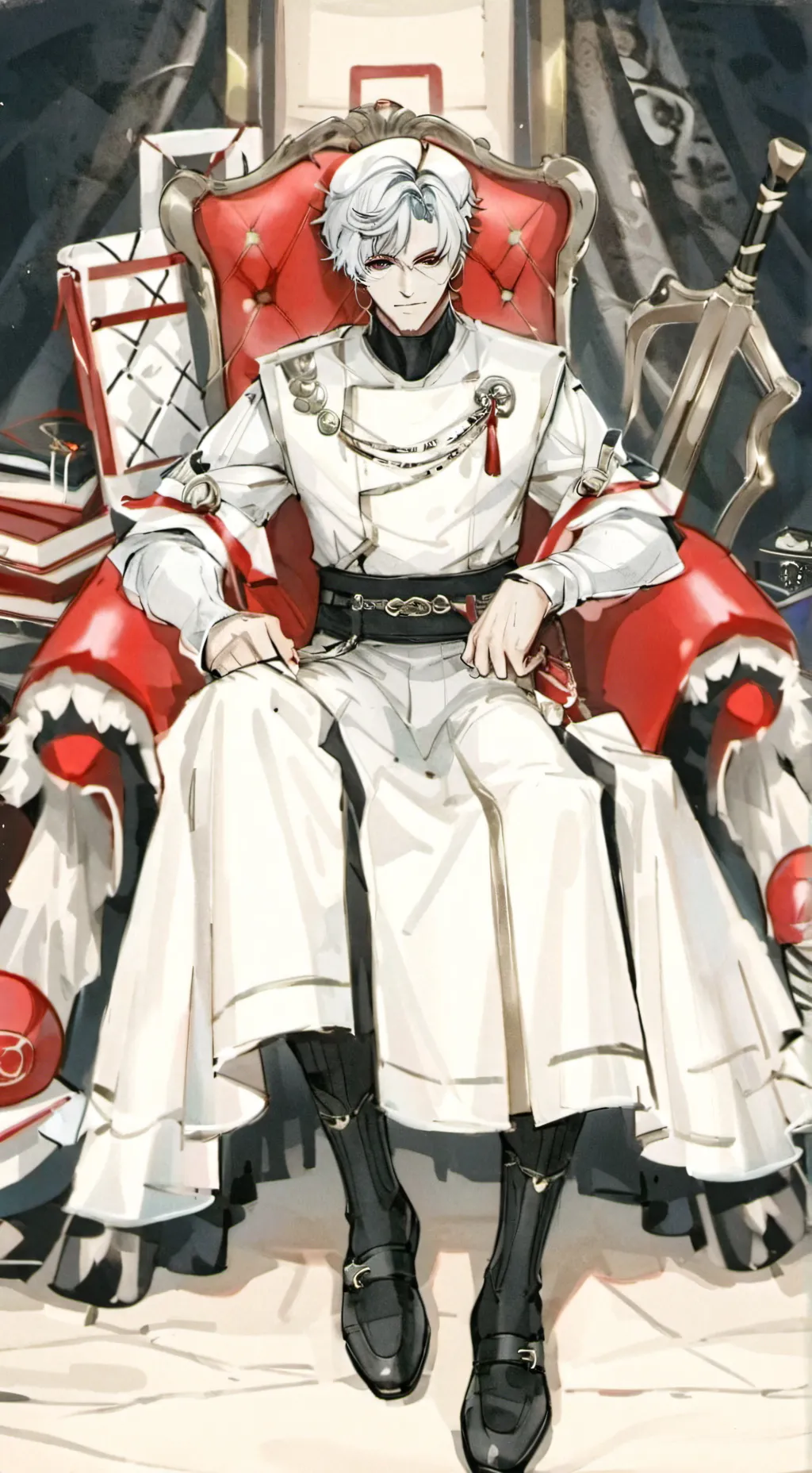 ai character: thanos ma vampiro background