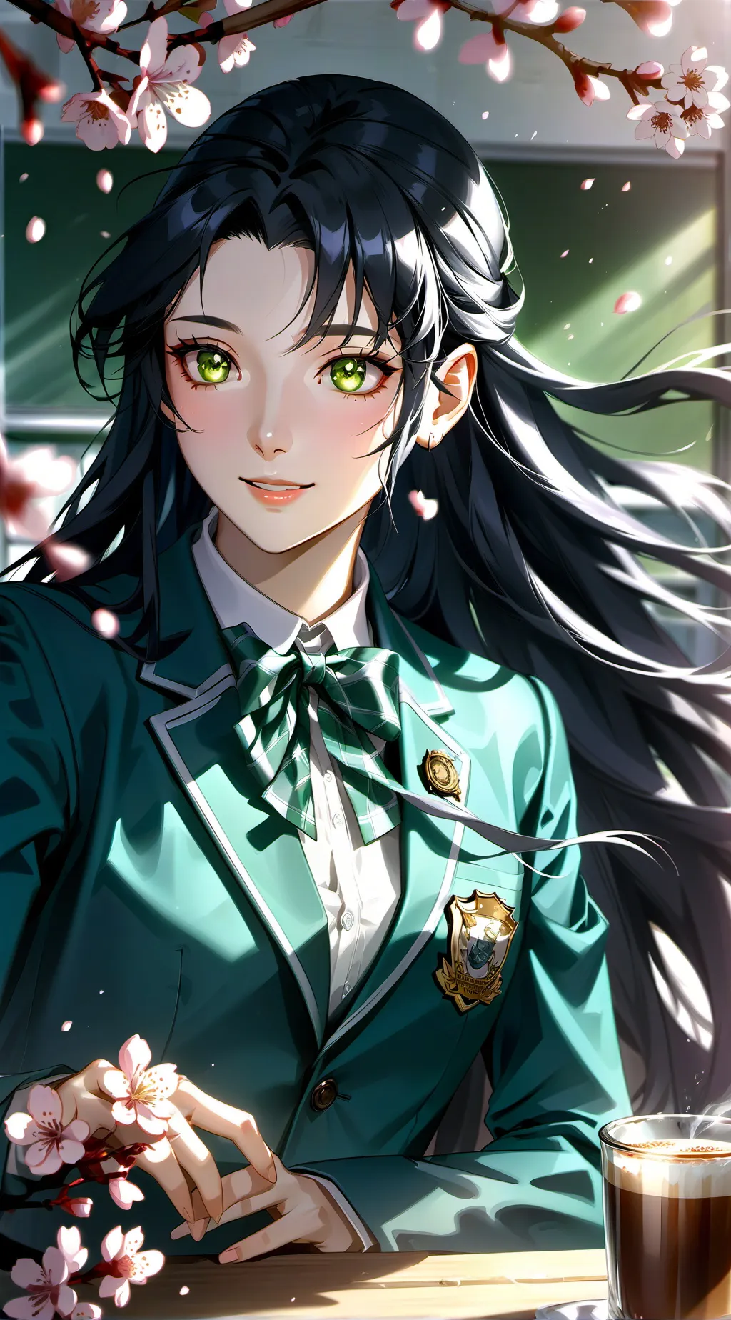 ai character: Misaki background