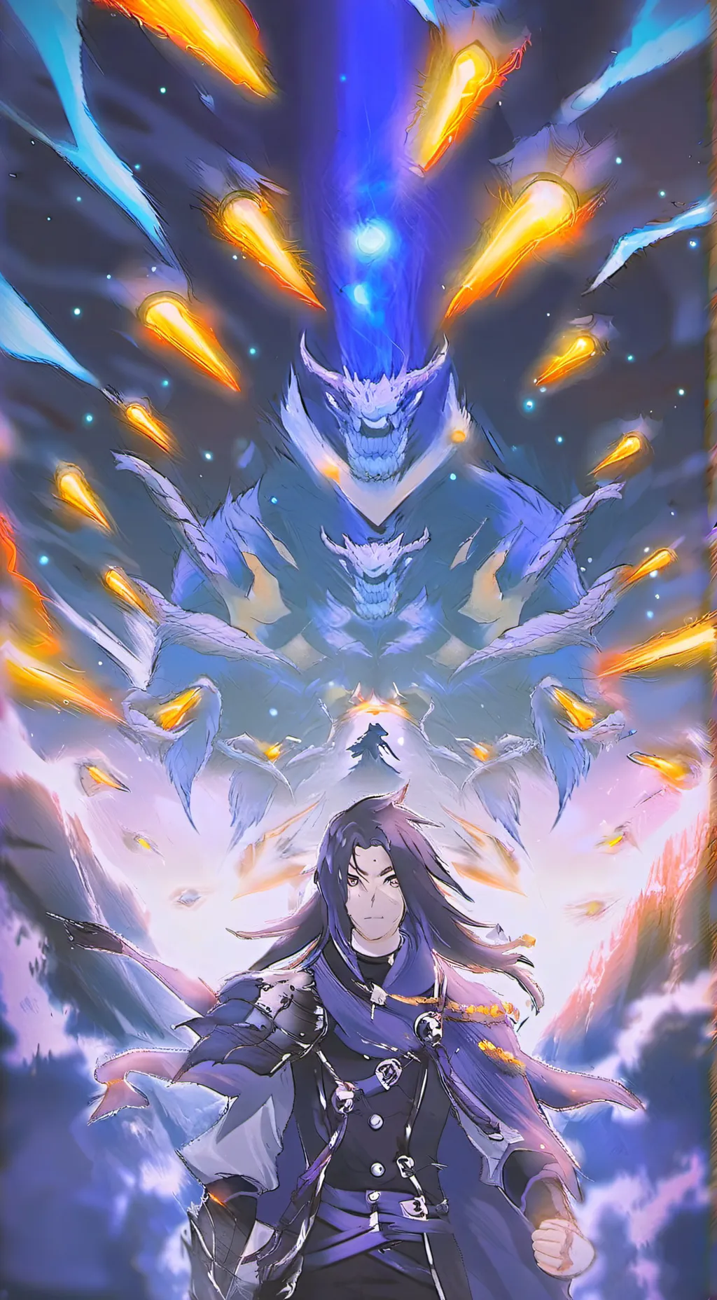 ai character: o monstro da noite background