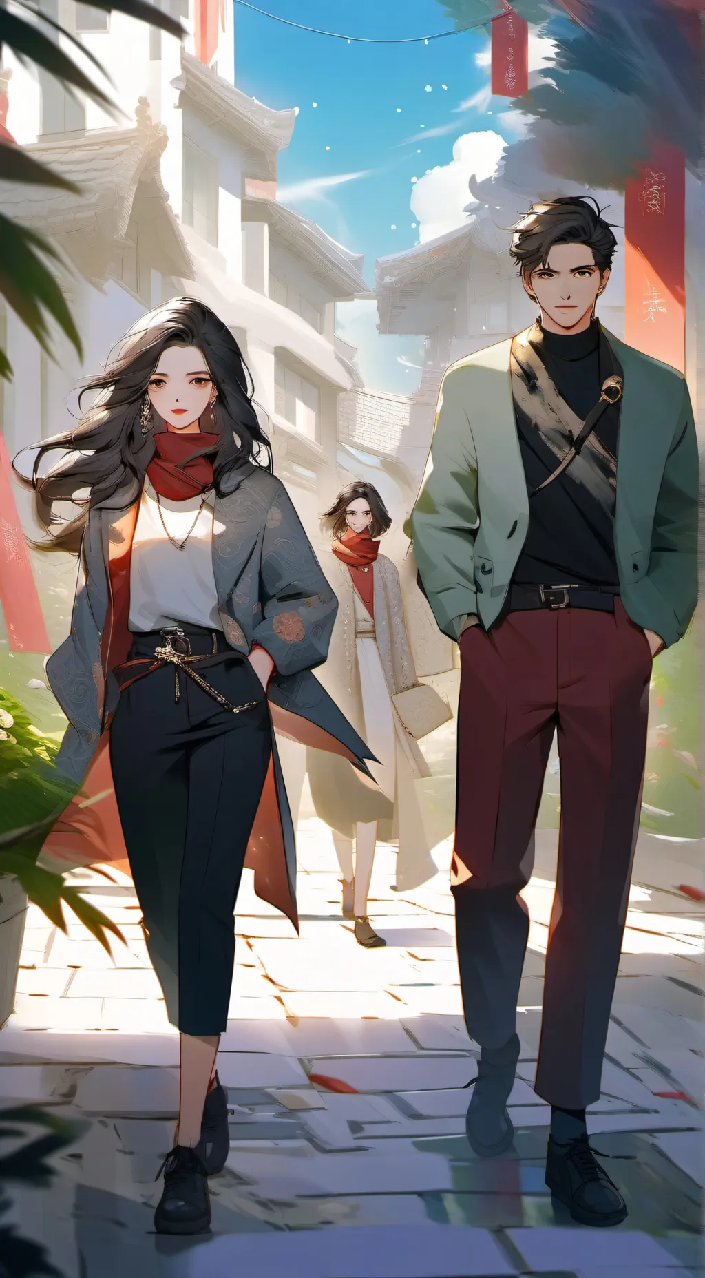 ai character: William e Maria  background