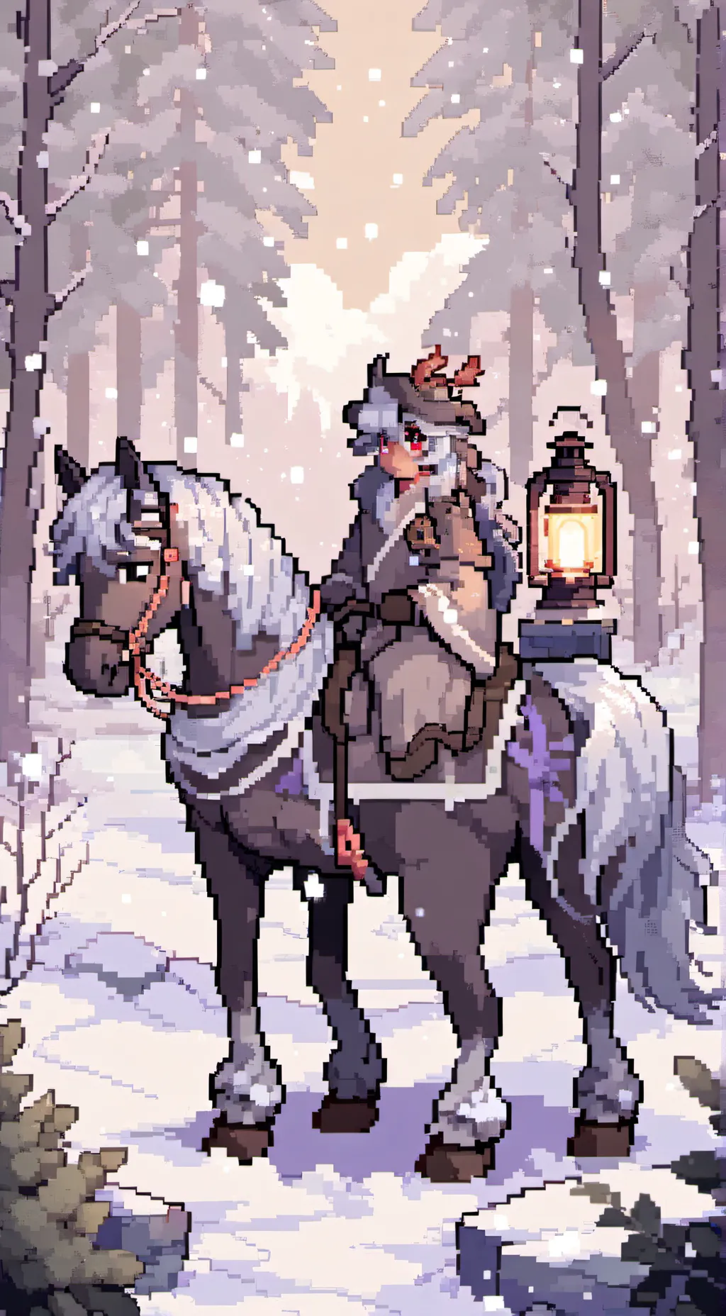 ai character: the black flowers? background