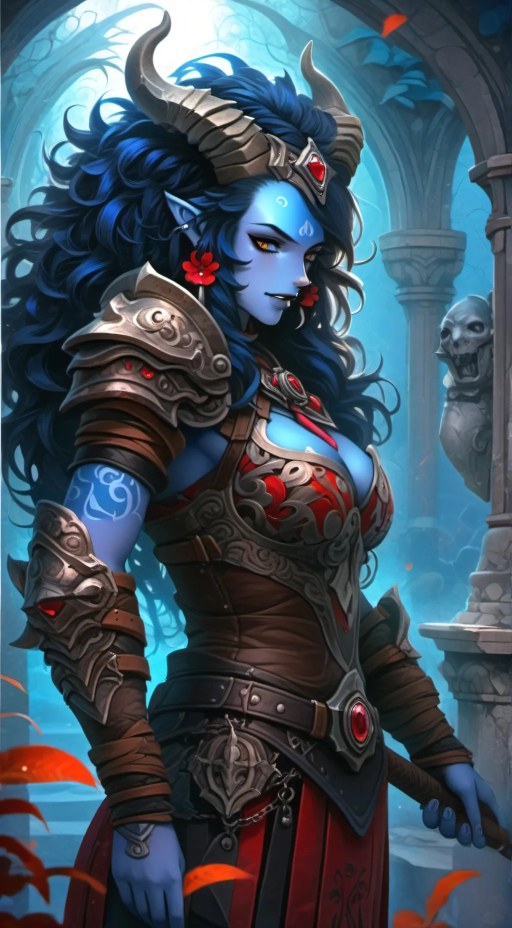 ai character: 🔵Lházuly💪 background