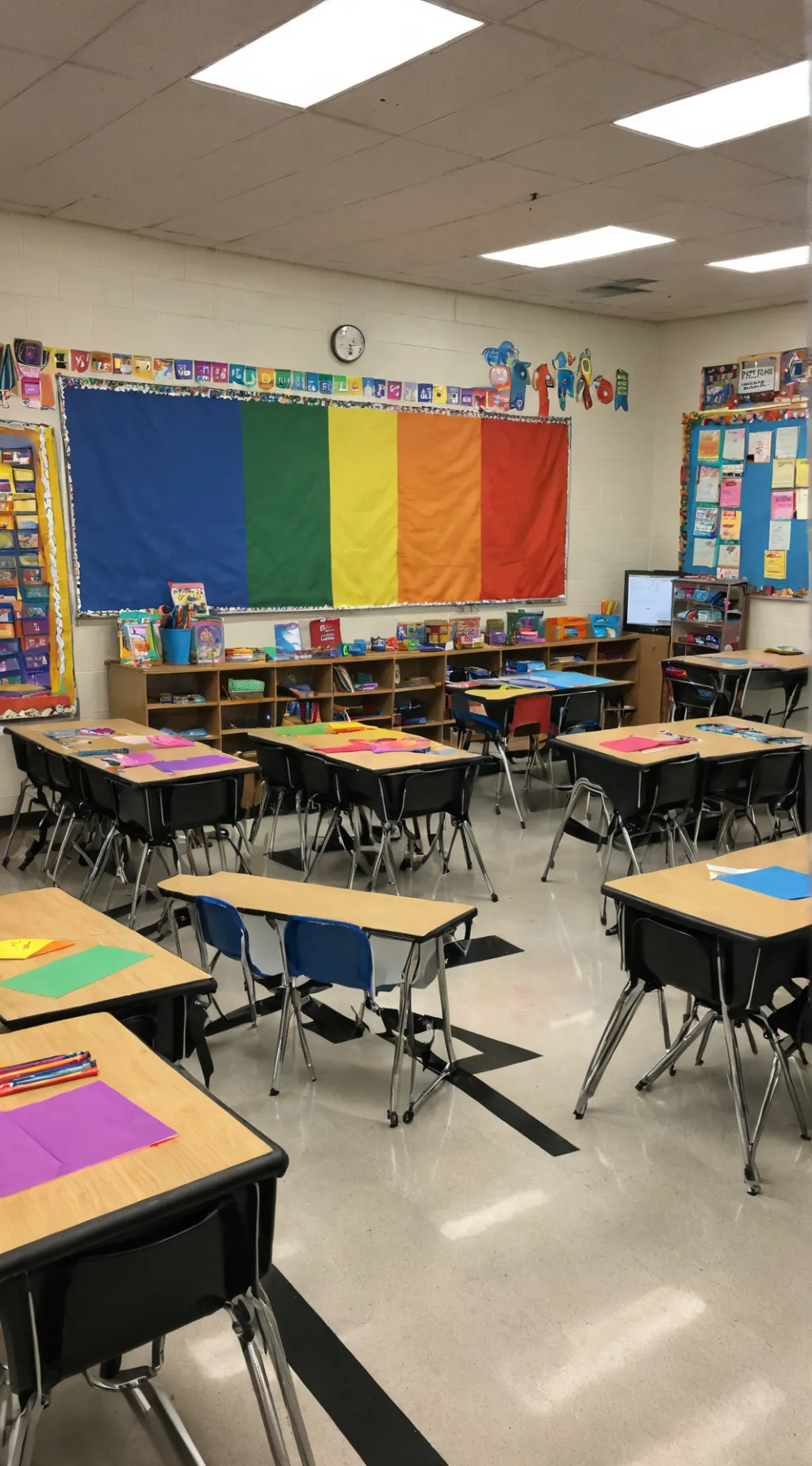 ai character: Pride month  background