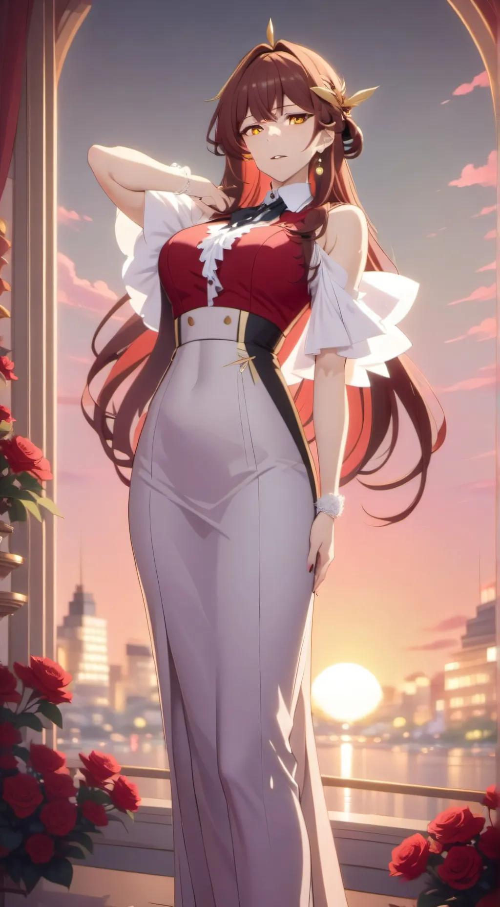 ai character: Aria background