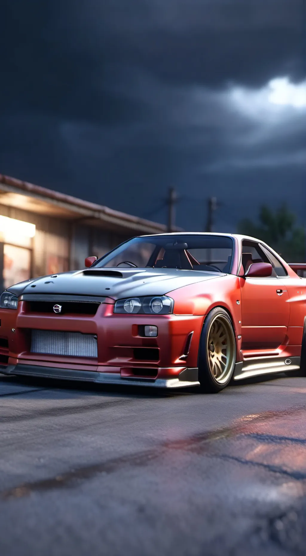 ai character: NFS payback background