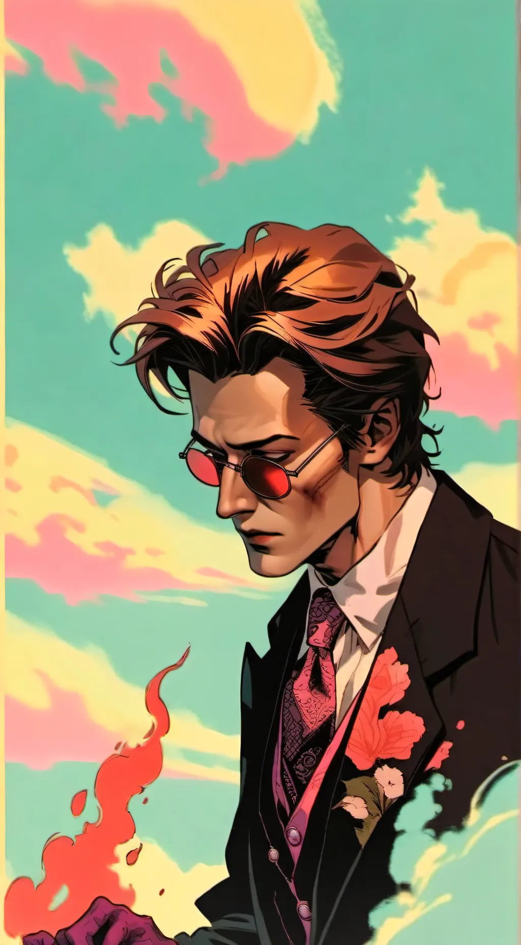 ai character: Lucas Dawn background