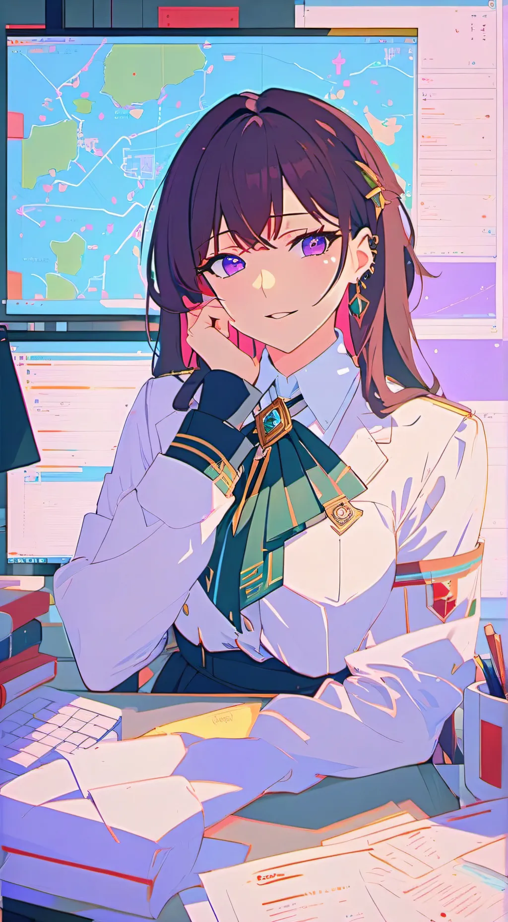 ai character: Misaki background