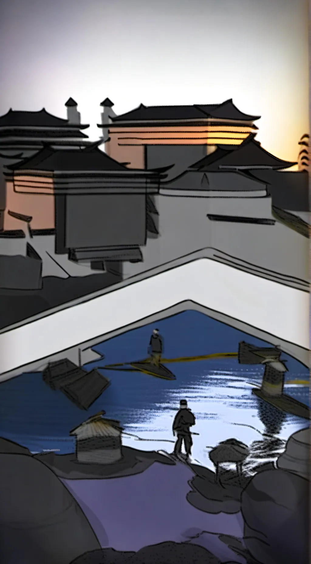 ai character: Ghost  background