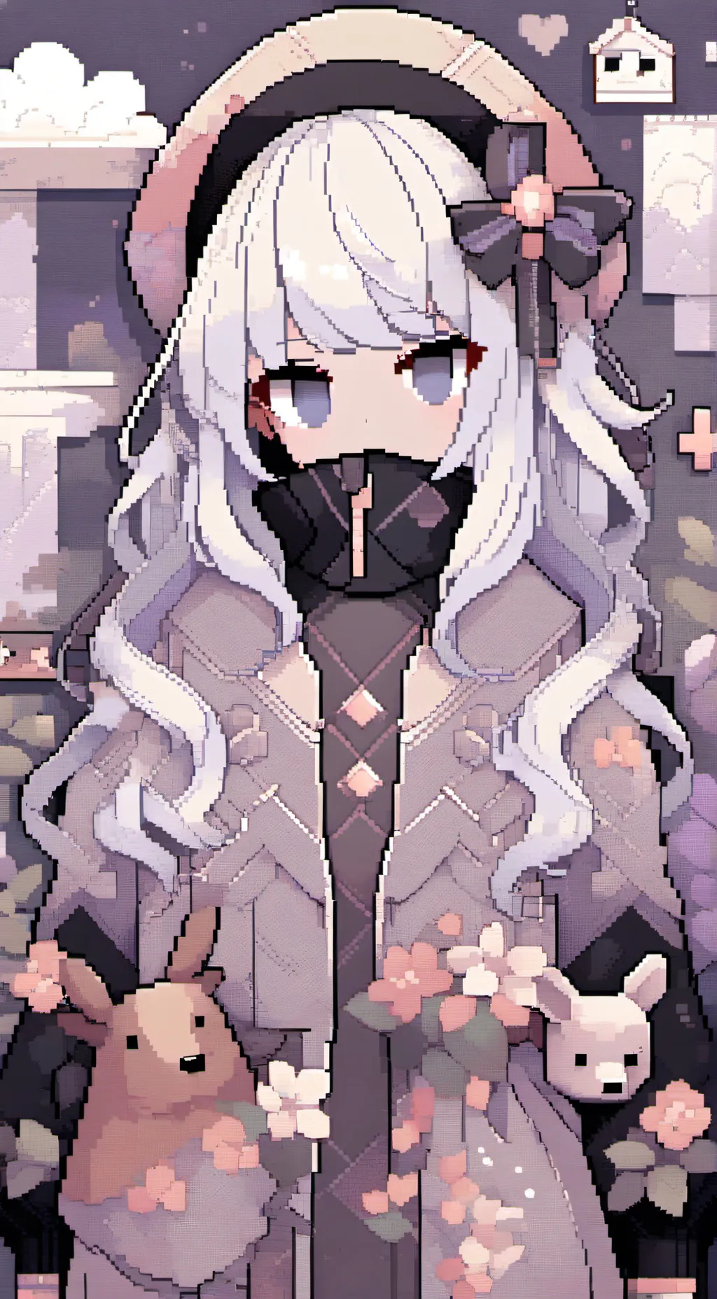 ai character: Beatrice part idk background