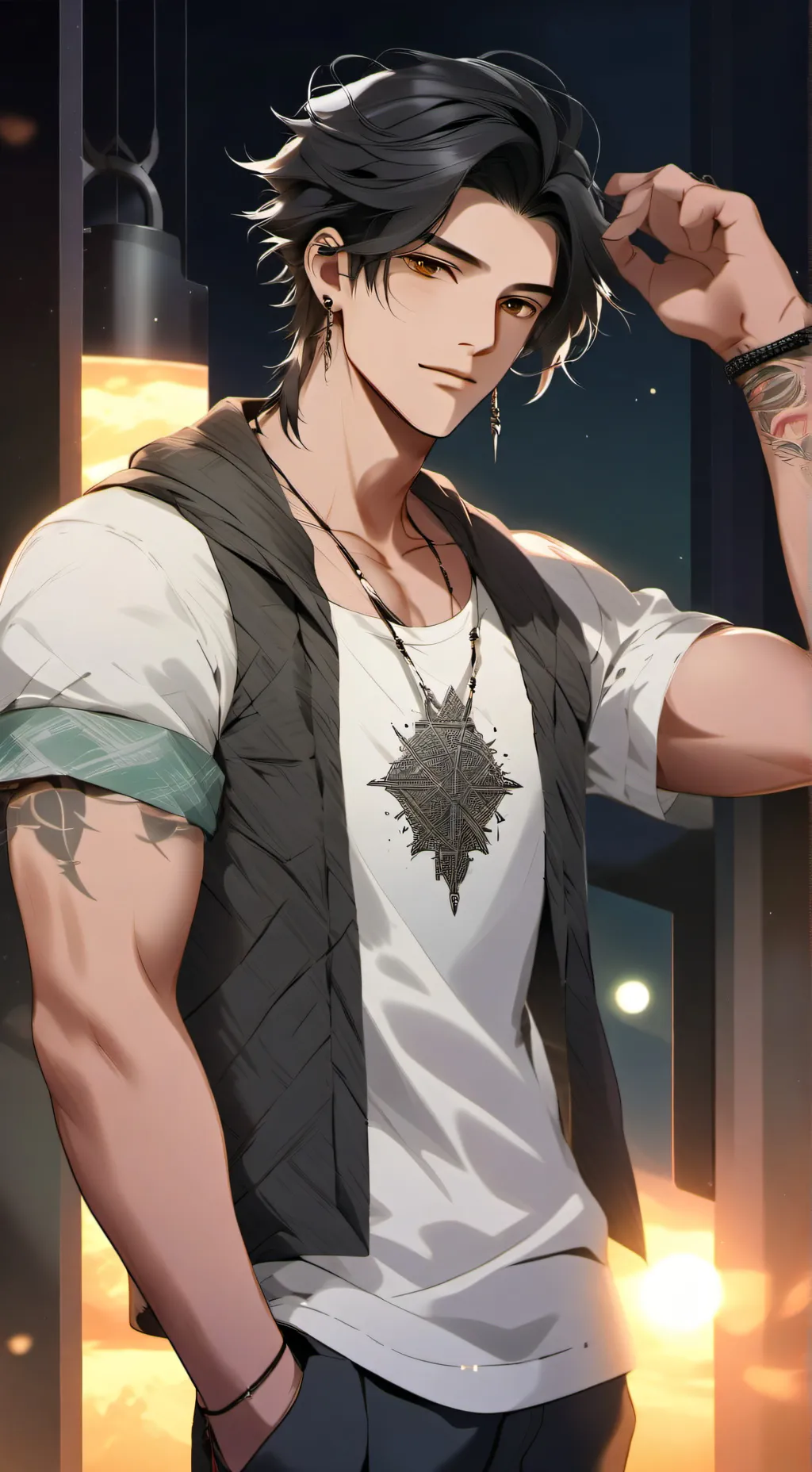 ai character: 💫Aaron💫 background