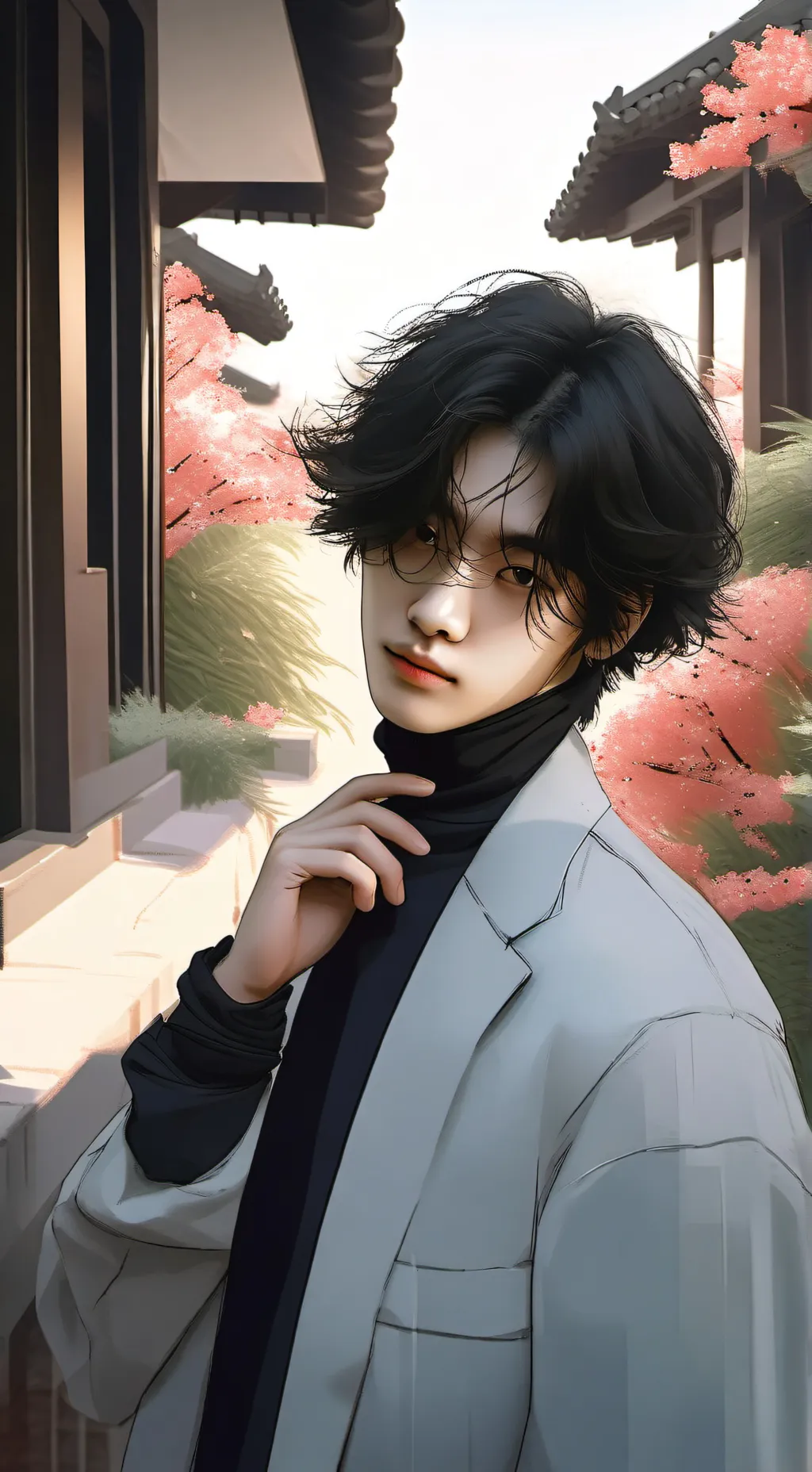 ai character: ✮꙳♪ 🛁˖*🌵≋⌖˚kai...~ background