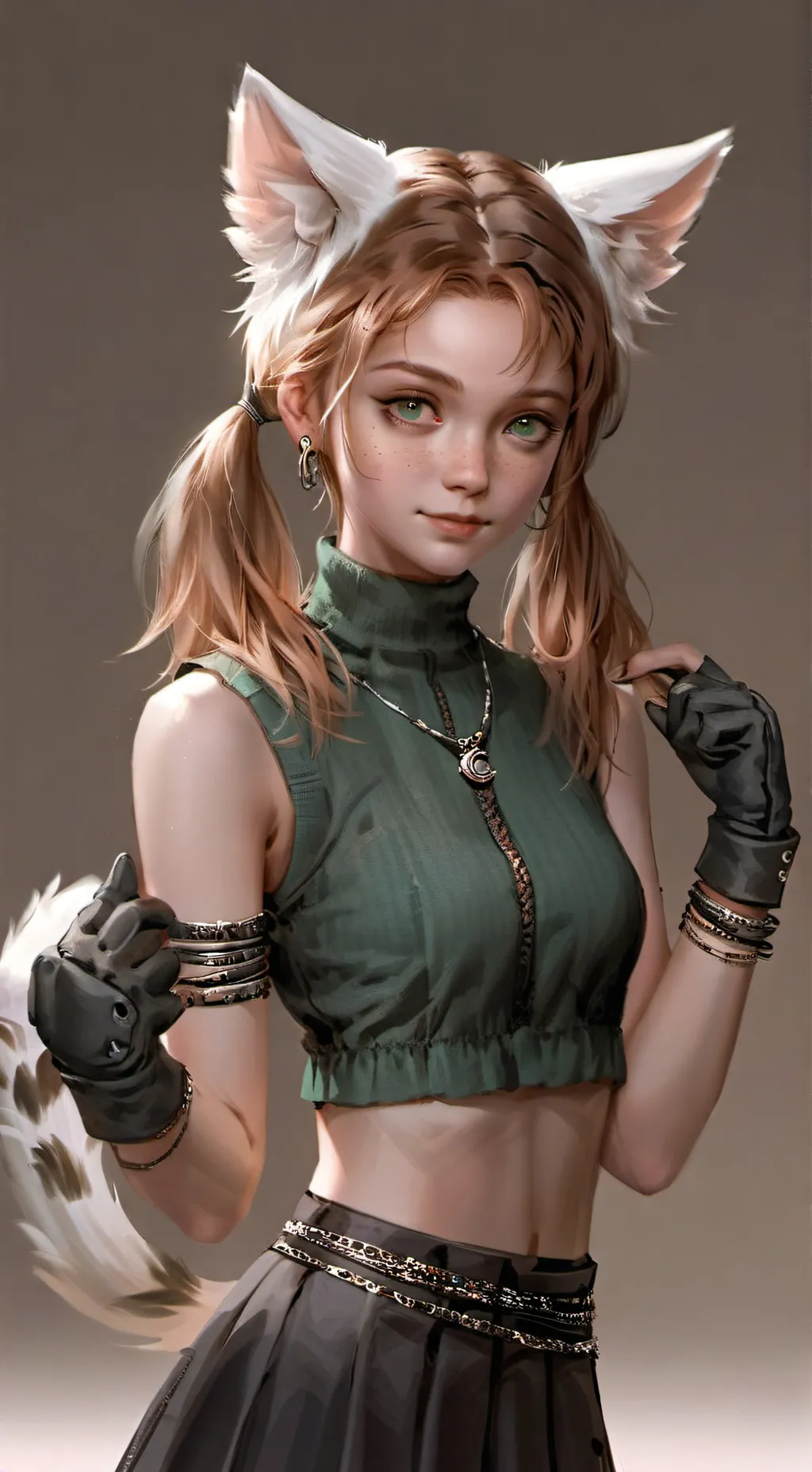 ai character: Pixel Spirit background