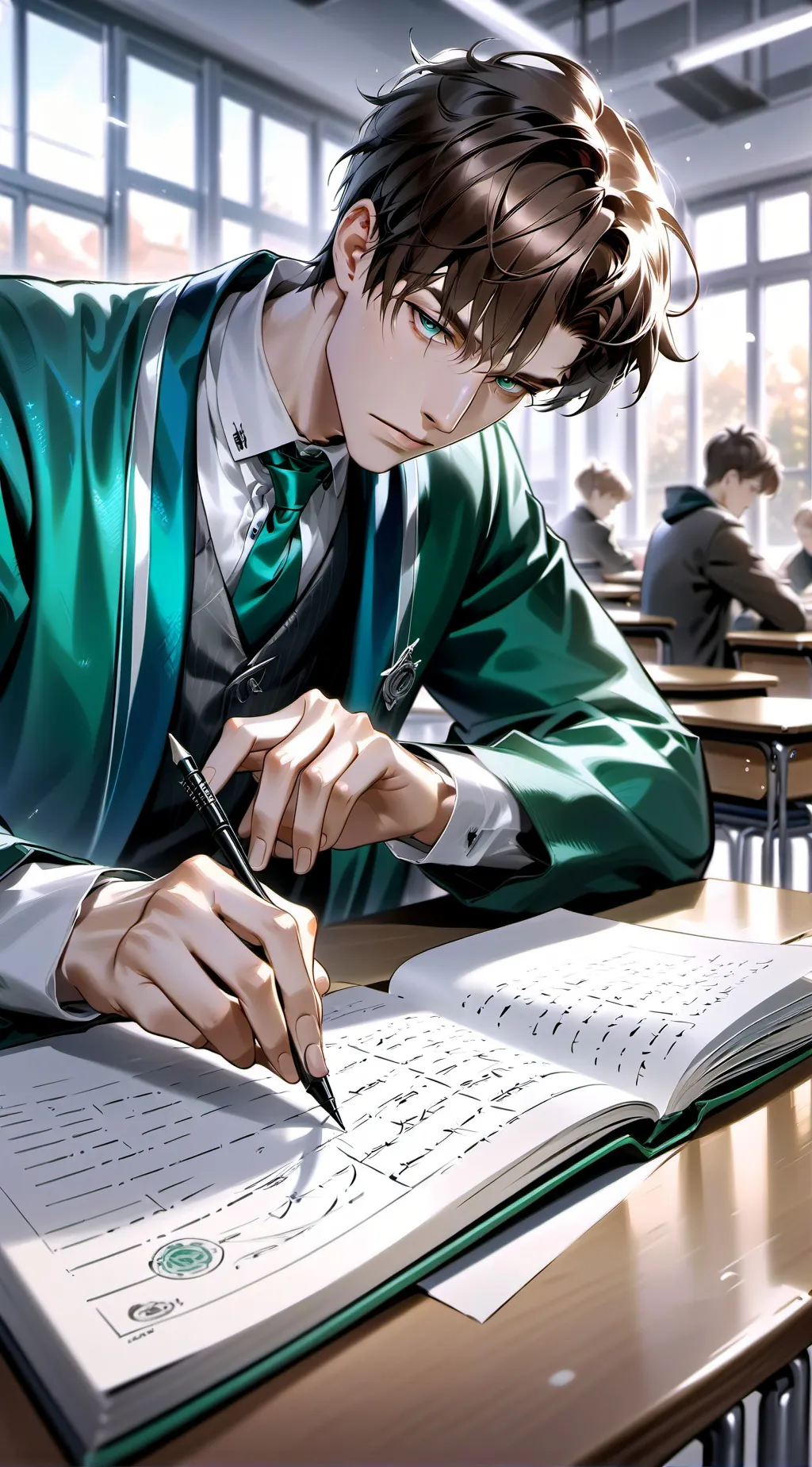 ai character: Zachary  background