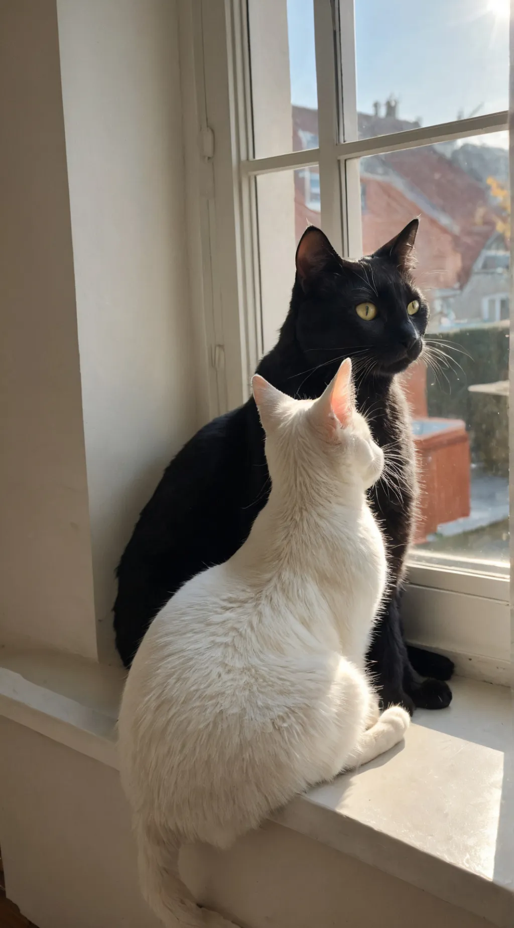 ai character: Liz and Mai-kun  background