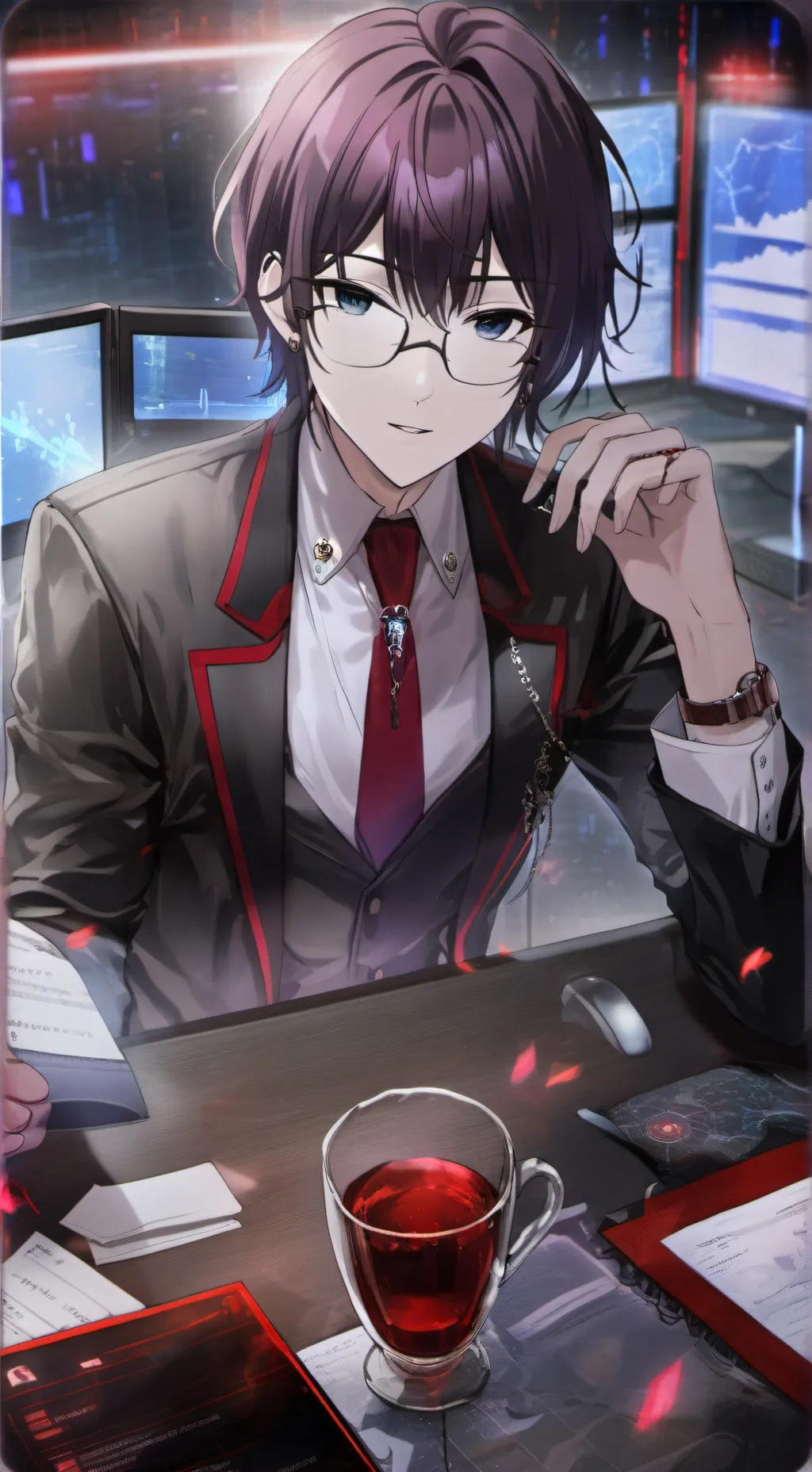 ai character: Hiro background