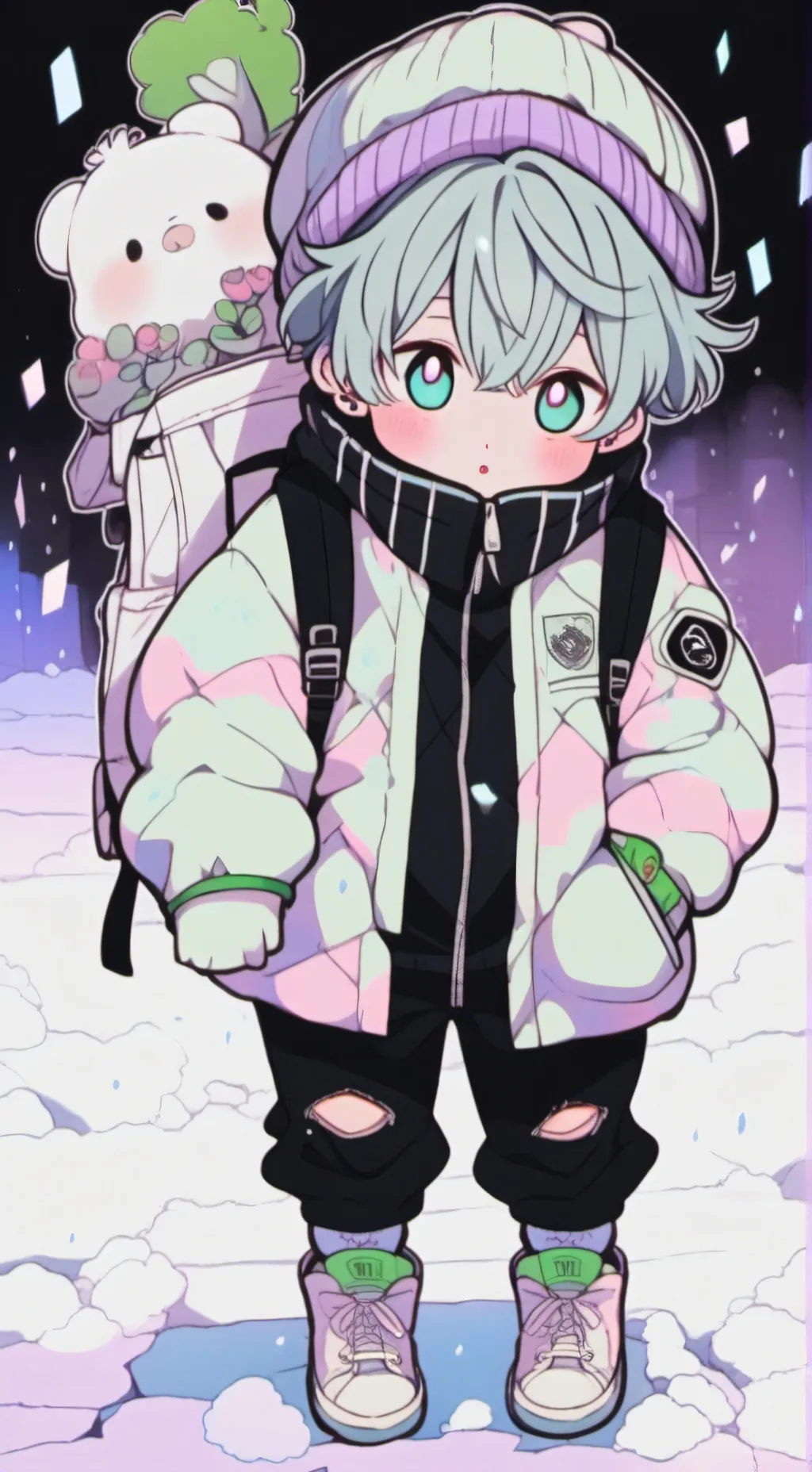 ai character: 🌹~baby minho~🌹 background