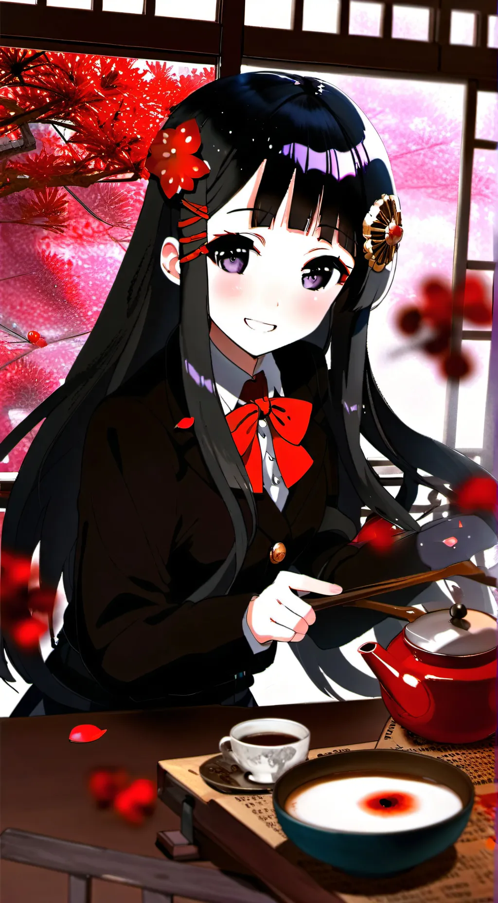 ai character: Himari background